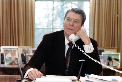 El expresidente de EEUU, Ronald Reagan