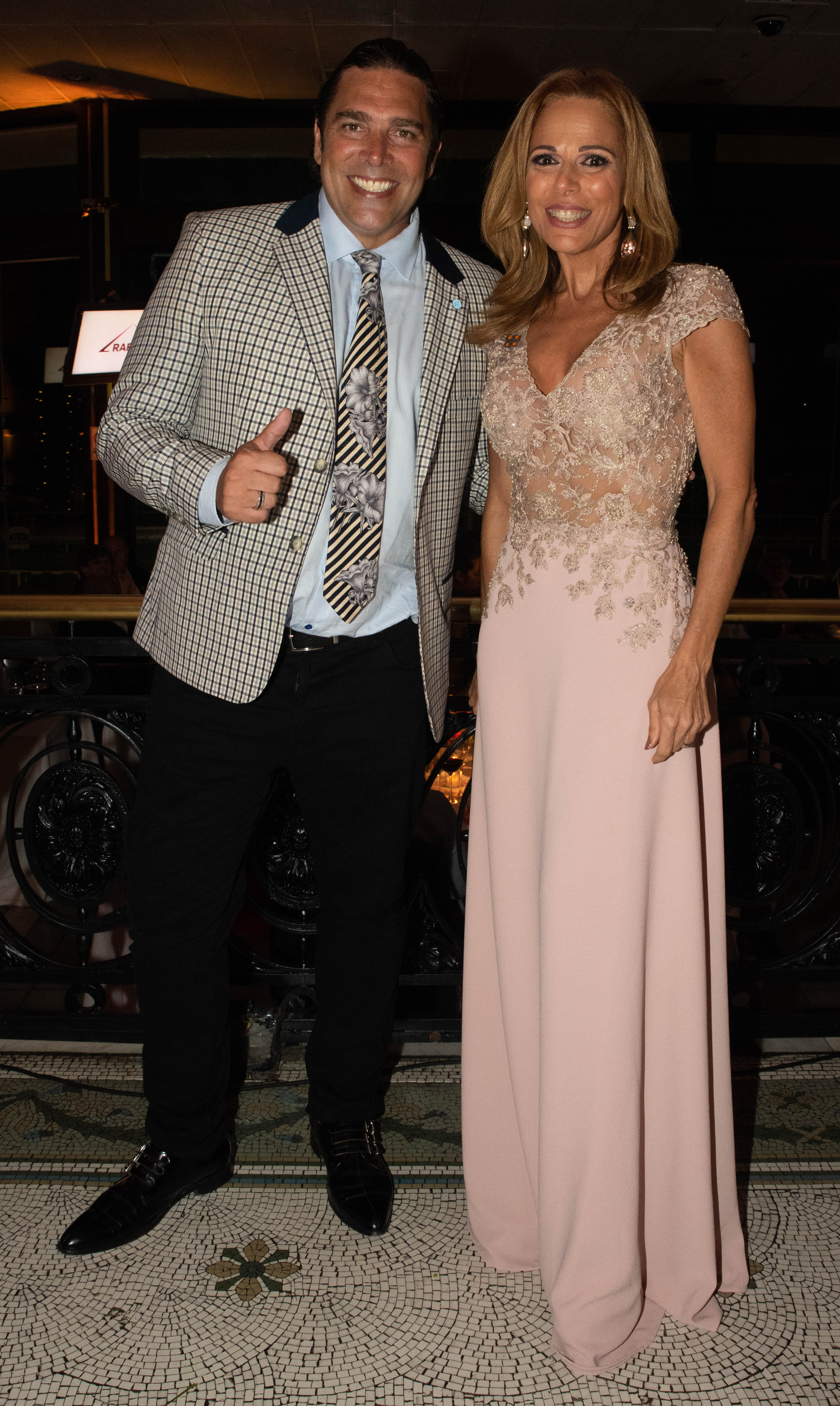 Matías Alé e Iliana Calabró