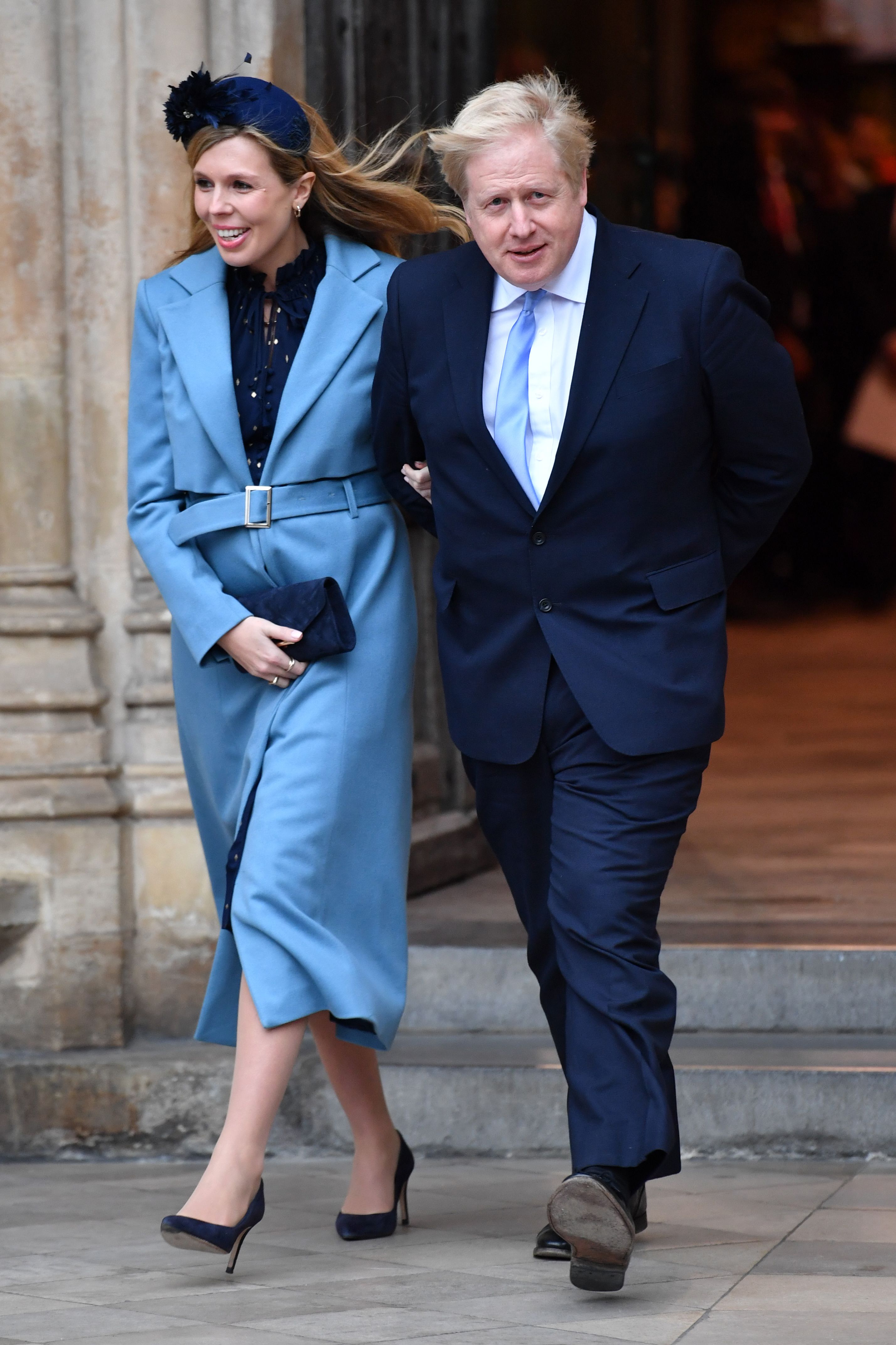 Carrie Symonds y Boris Johnson