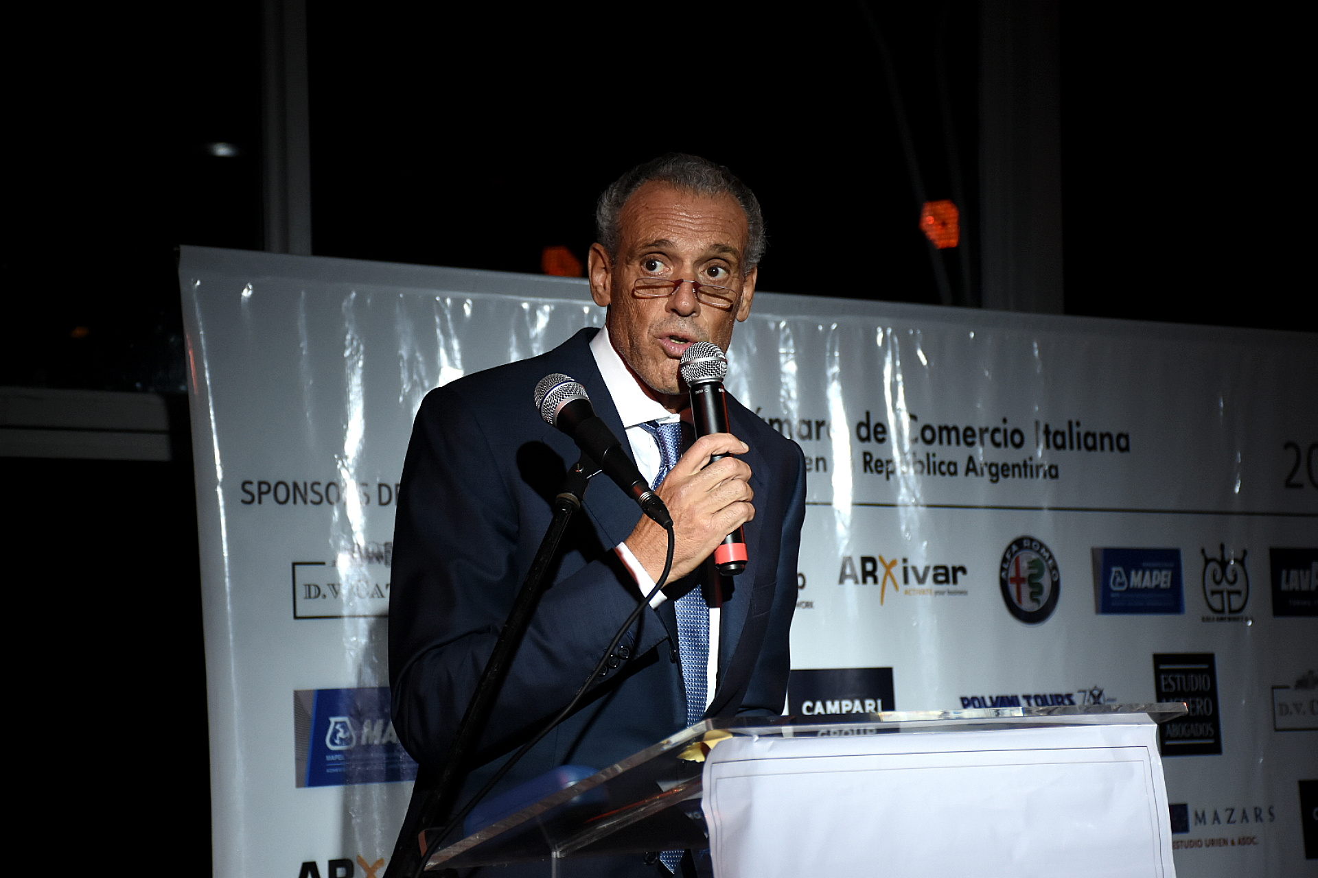 El presidente de la Cámara de Comercio Italiana en la República Argentina (CCI), Giorgio Alliata di Montereale