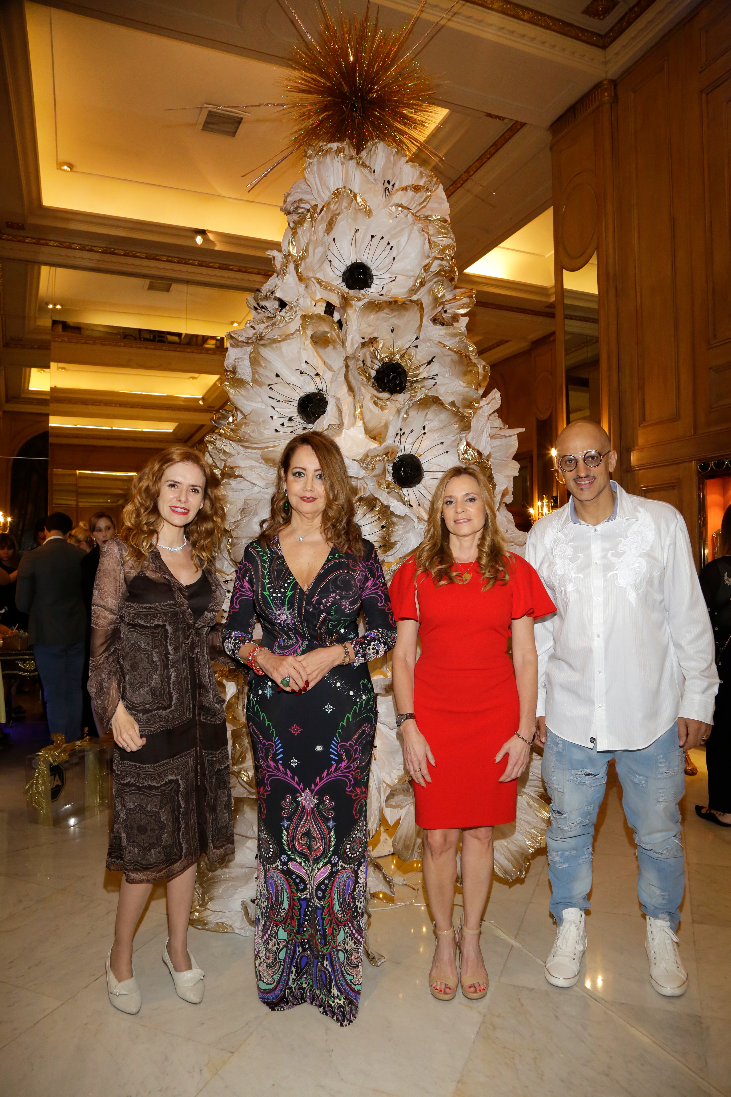 Karina El Azem, Mónica Parisier, Fernanda Nuevo y Guillermo Marín