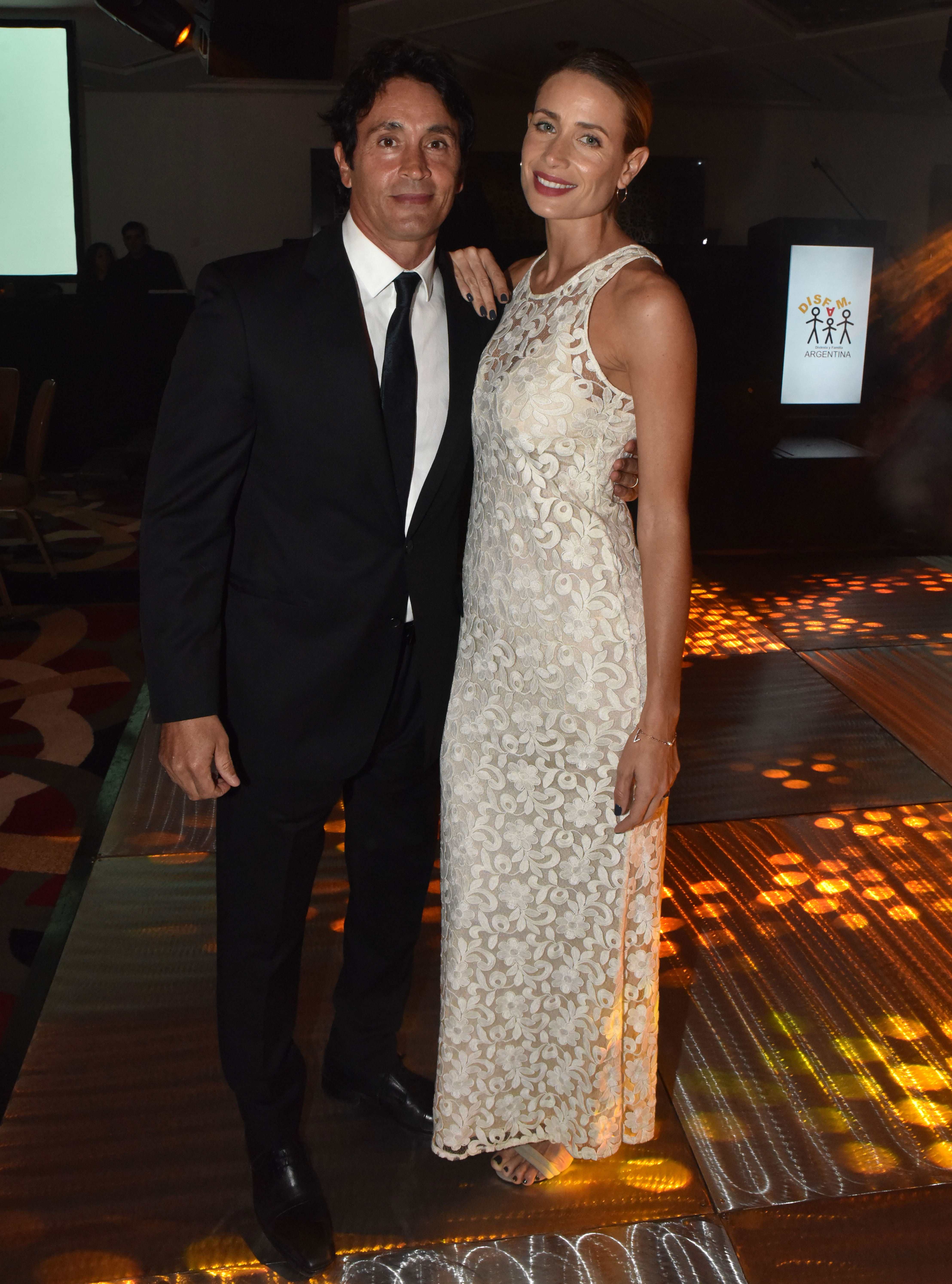 Sebastián Estevanez e Ivana Saccani