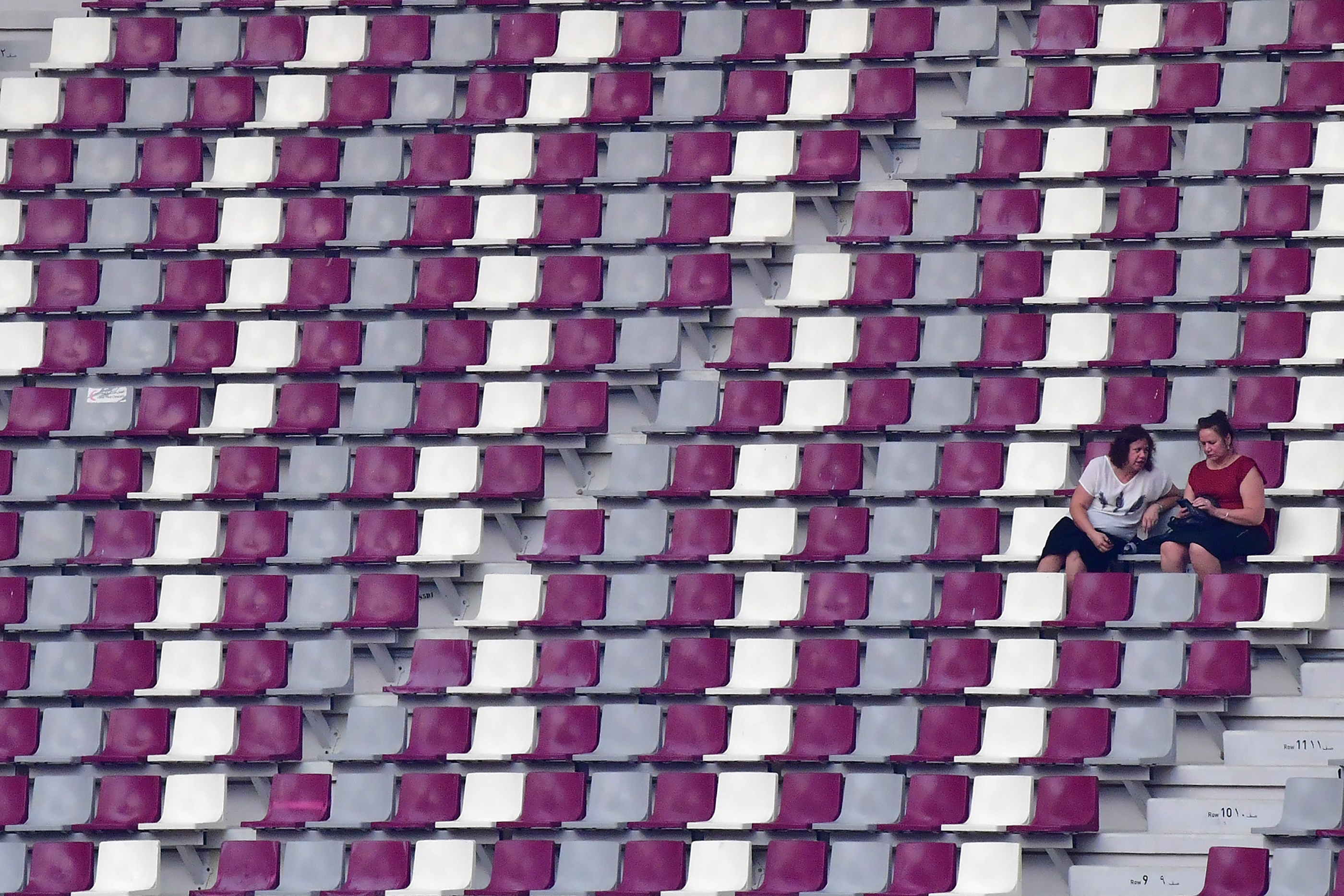 Con casi una semana de competición, los atletas ya se han acostumbrado a competir casi sin aficionados en las tribunas