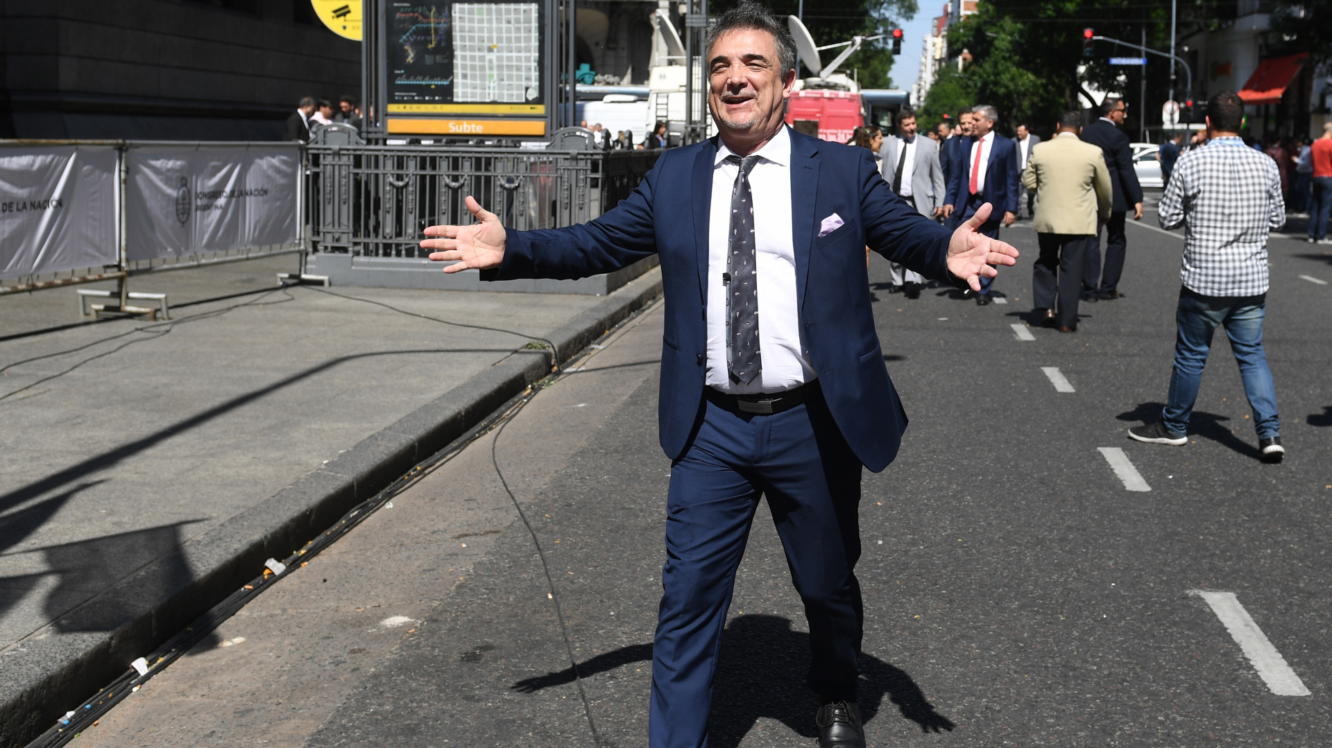 Nito Artaza, artista y productor teatral, ex Senador por Corrientes