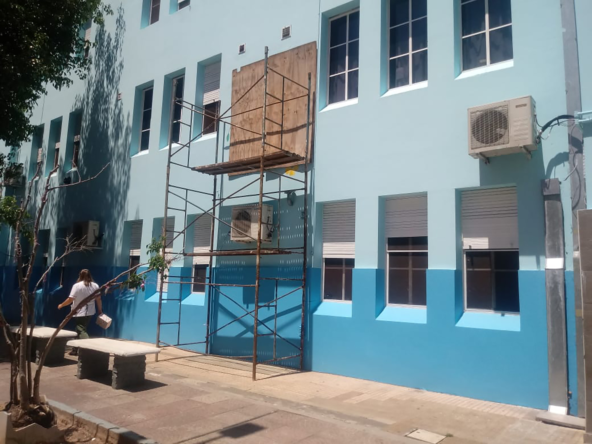 El mural de Feider, tapiado