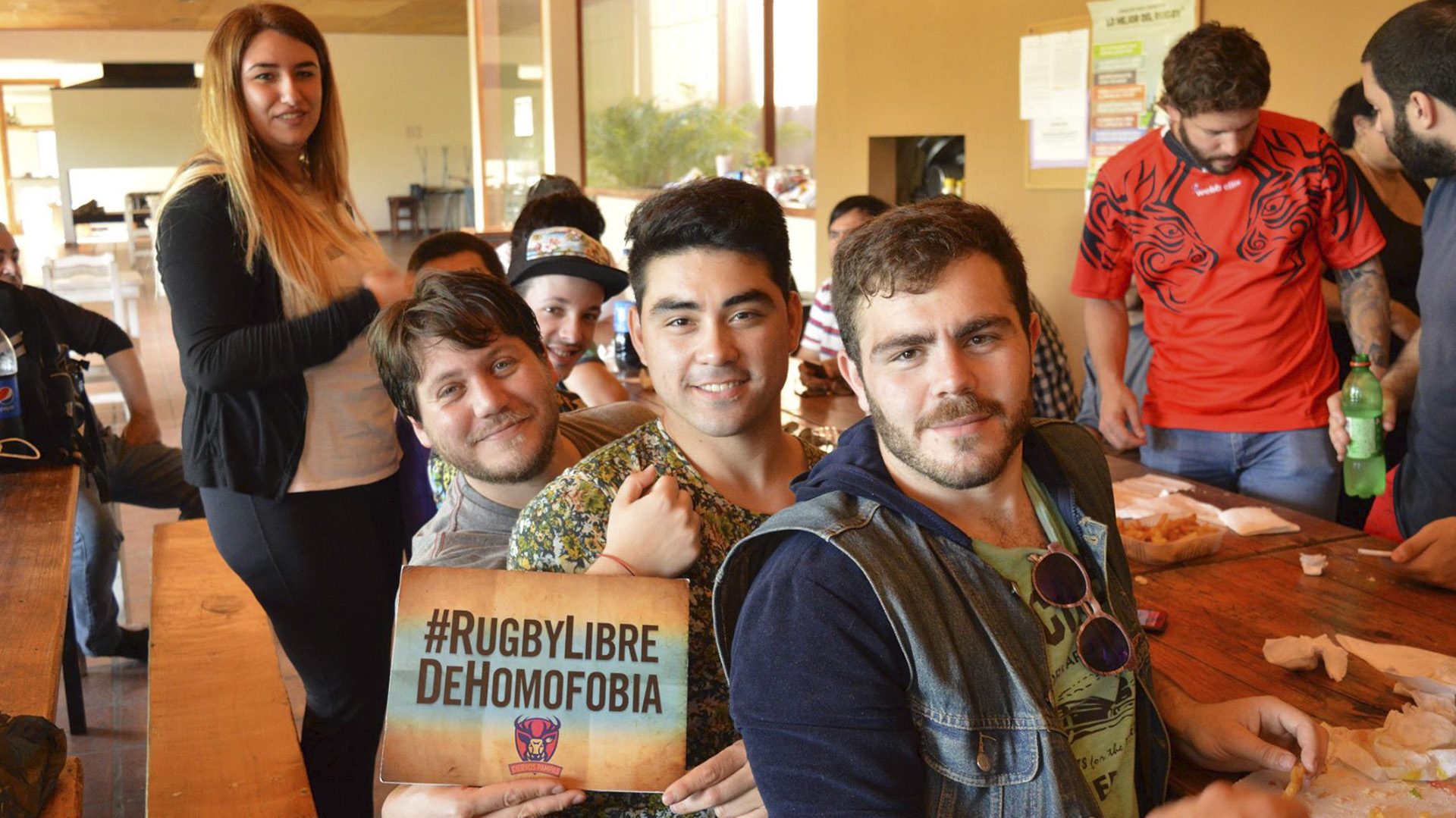 El equipo Ciervos Pampas propone un rugby sin homofobia. Y señalan que el asesinato y la acusación a Pablo Ventura forman parte de las mentiras que enseña el machismo.