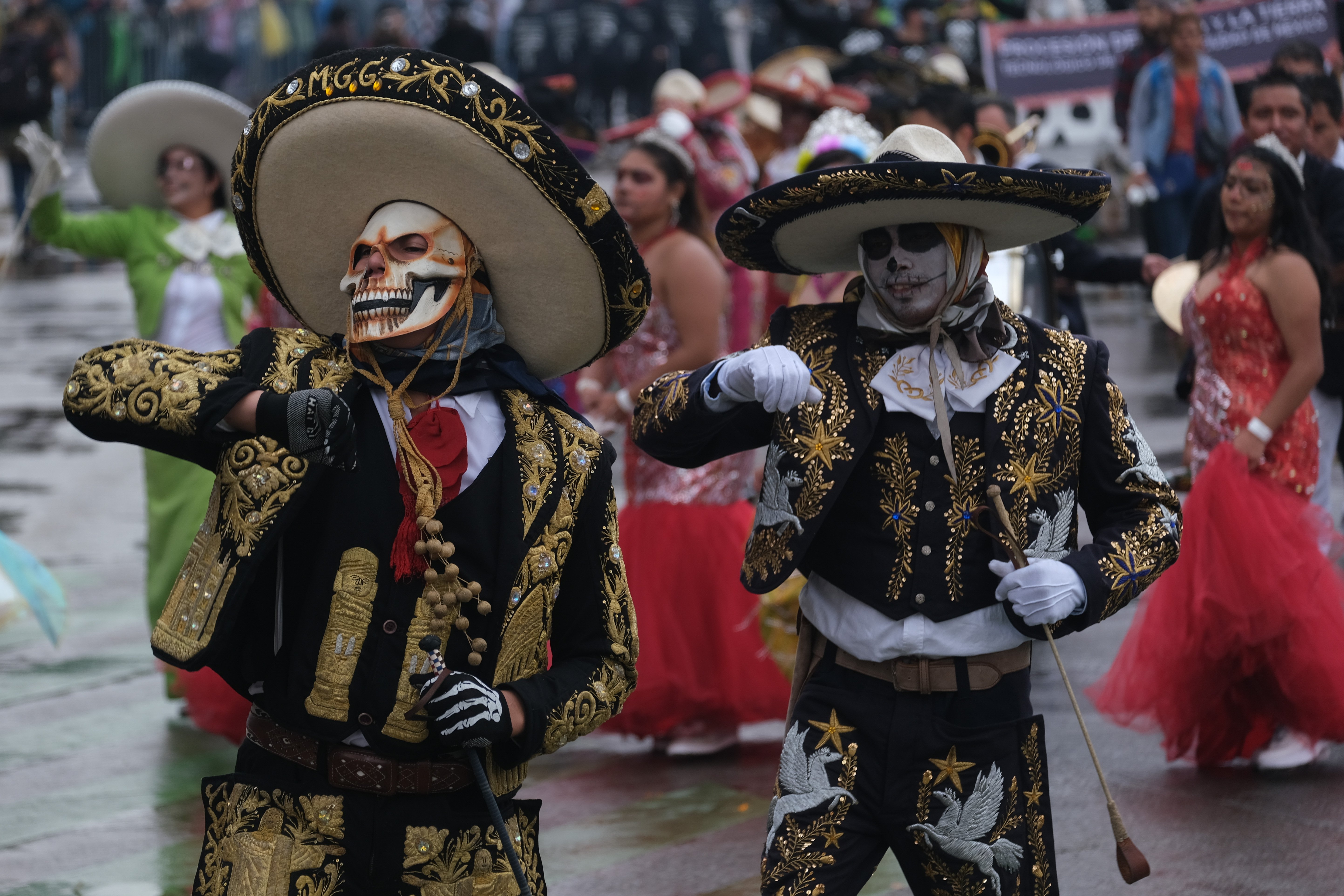 Los mariachis también participaron en las festividades (Foto: Graciela López/Cuartoscuro)