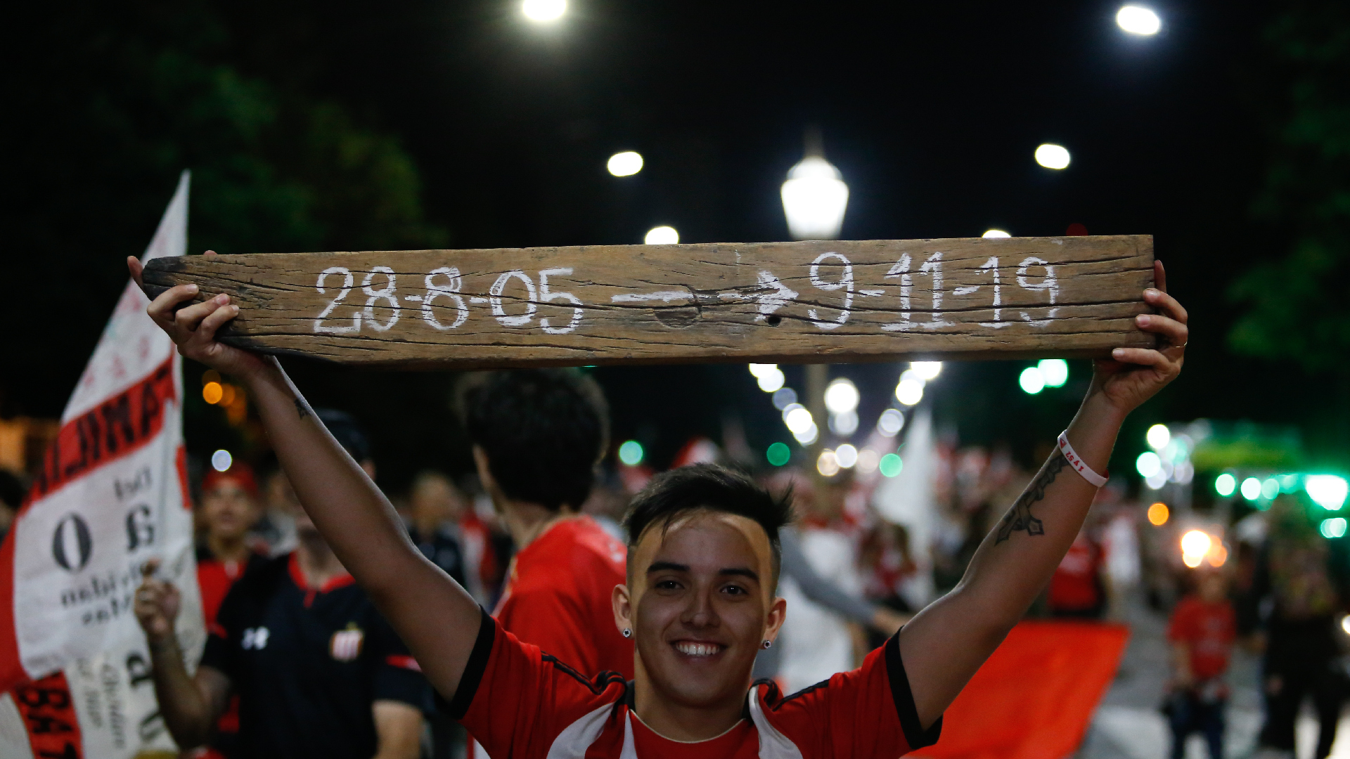 El 9 de noviembre de 2019, el día que quedará en la memoria de los hinchas de Estudiantes en su regreso a 1 y 57 (Nicolás Aboaf)