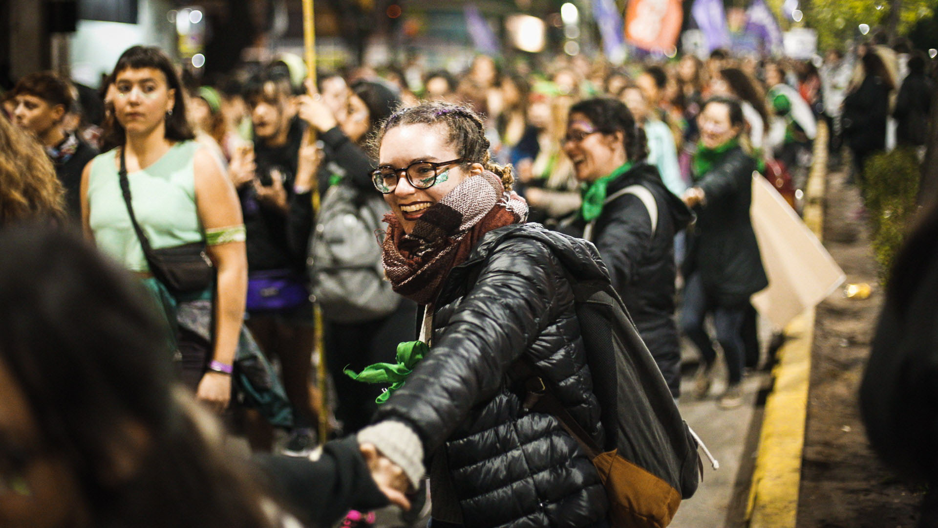 Entre los reclamos, un grito global contra las violencia de género se hizo oír