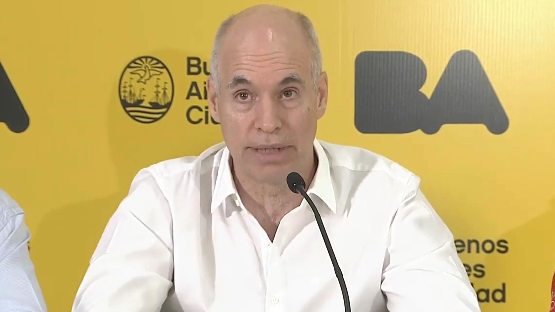 El jefe de Gobierno porteño, Horacio Rodríguez Larreta