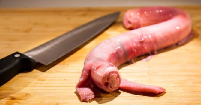 En China el pene de toro se considera un plato¡illo exquisito (Foto: Anja Barte Telin)