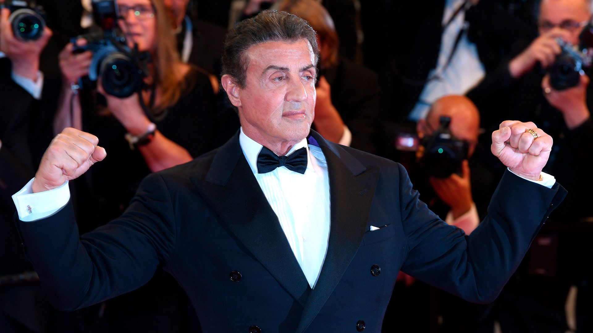 Mandatory Credit: Photo by David Fisher/Shutterstock (10247363ah)
Sylvester Stallone
'Rambo V: Last Blood' premiere, 72nd Cannes Film Festival, France - 24 May 2019