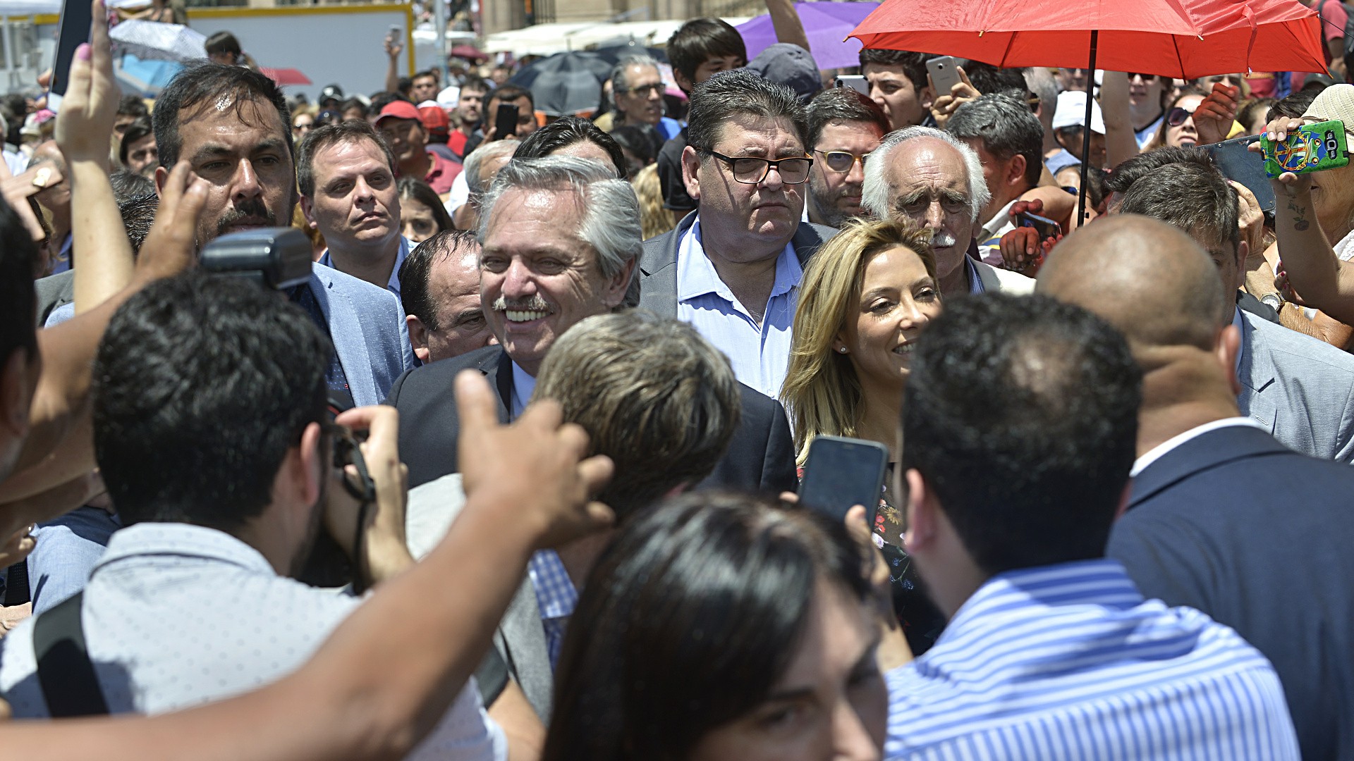 Alberto Fernández y Fabiola Yañez