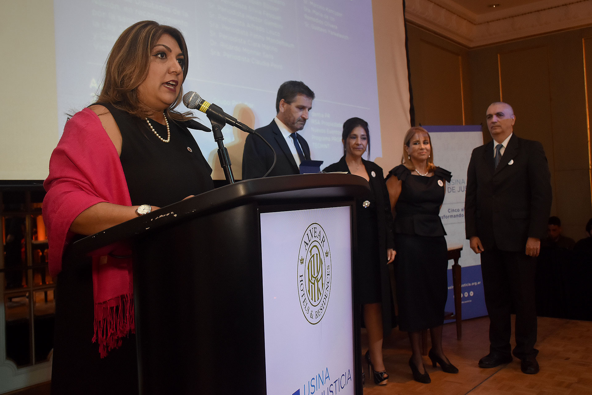 Las palabras de Farrah Urrutia que destacó la labor de la Usina de la Justicia