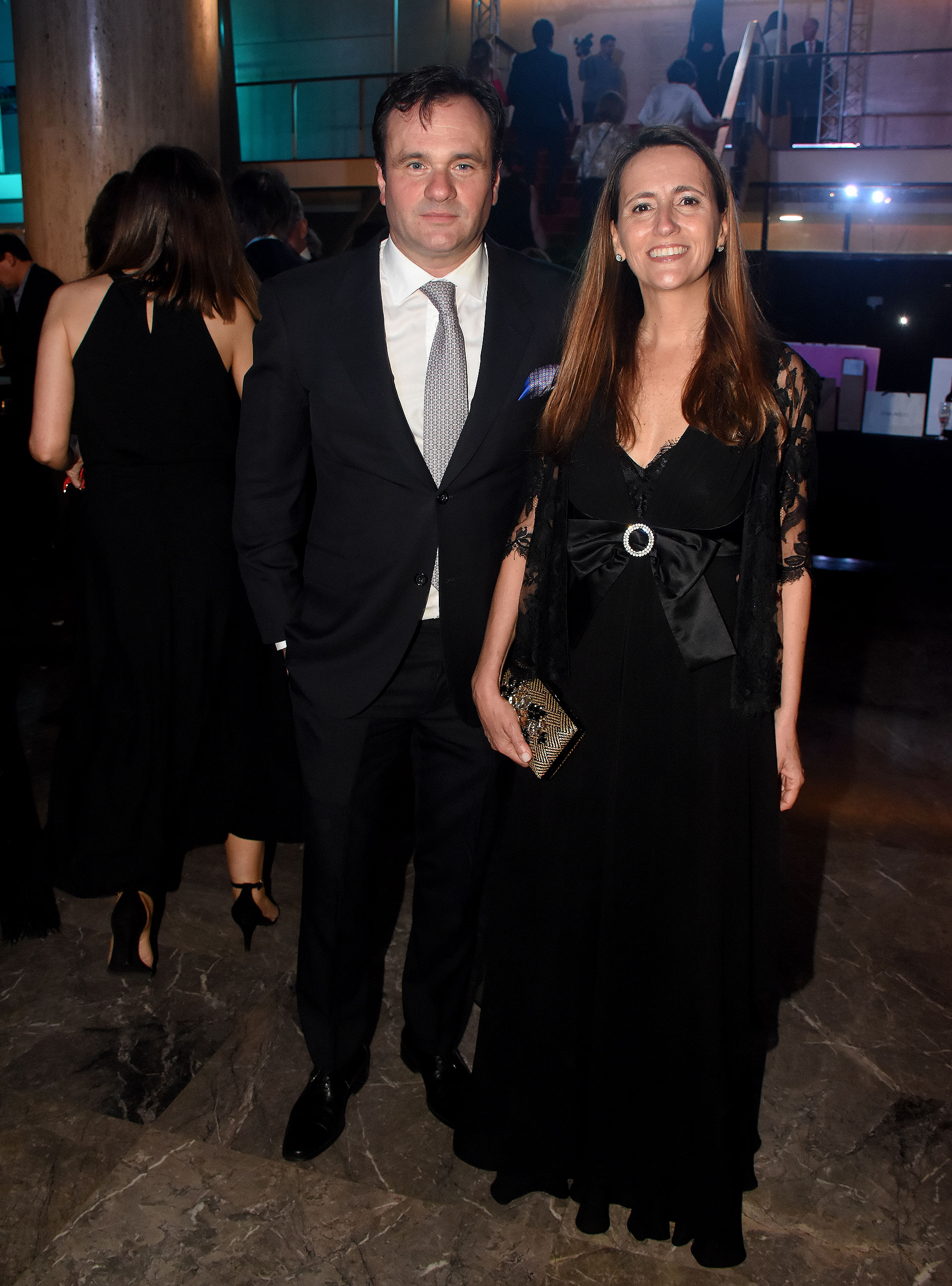 Juan Pablo Maglier, director de Relaciones Institucionales de La Rural, y su mujer Magdalena Maglier