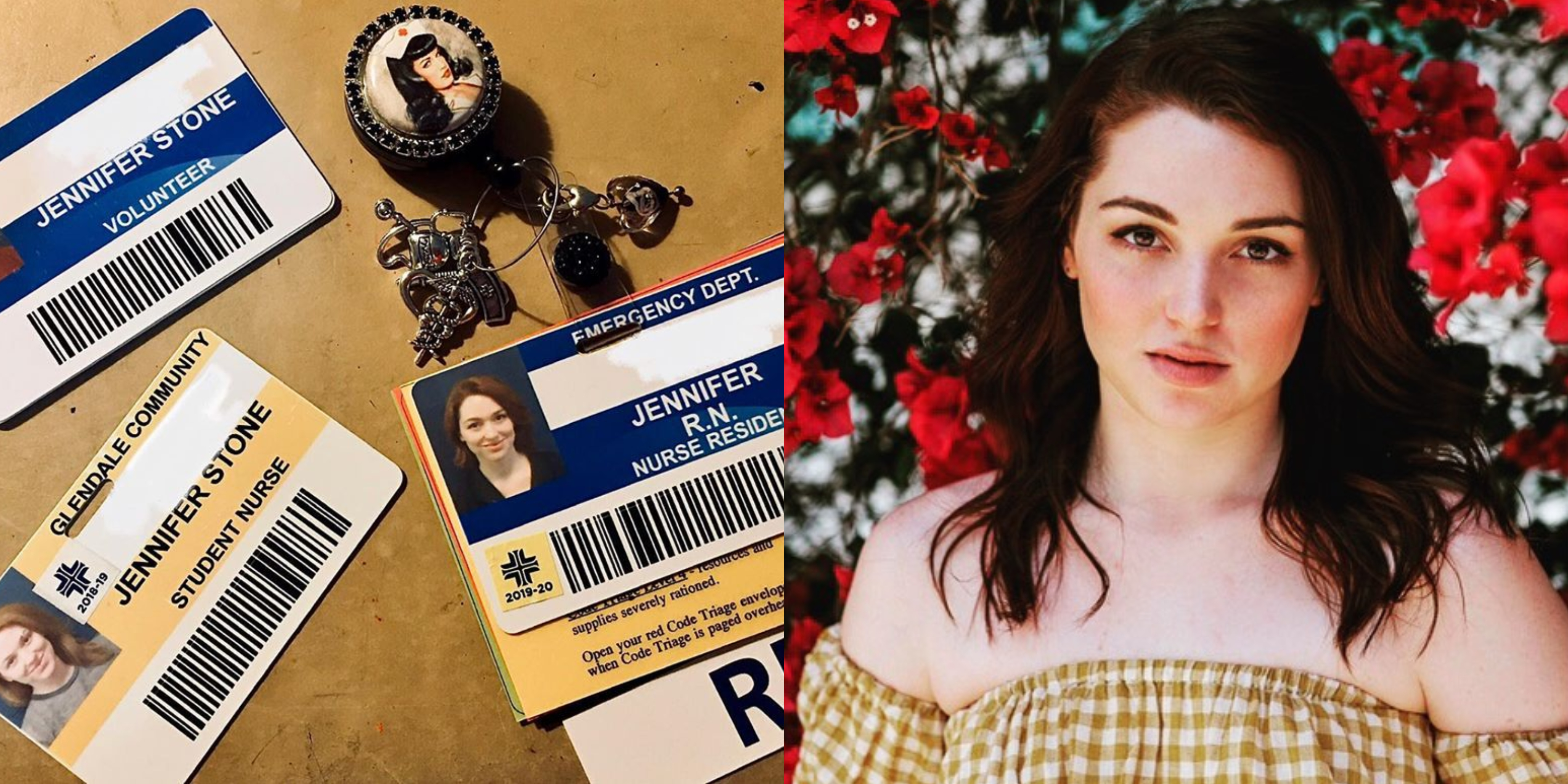 Jennifer Stone se graduó como enfermera el año pasado (Foto: Instagram@jenniferstone)