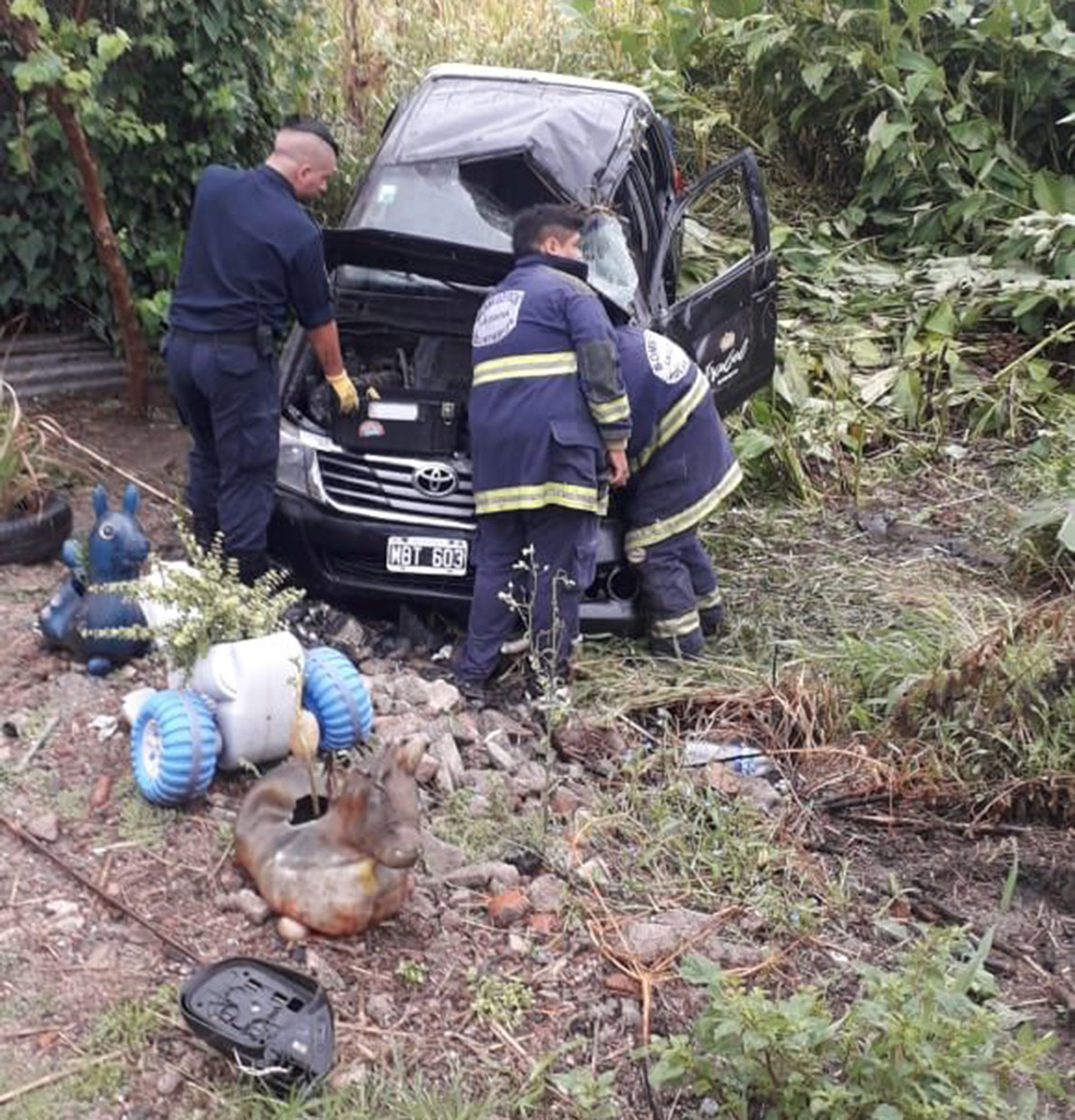 Volco Una Camioneta En La Que Viajaban Musicos Del Grupo Damas Gratis Infobae