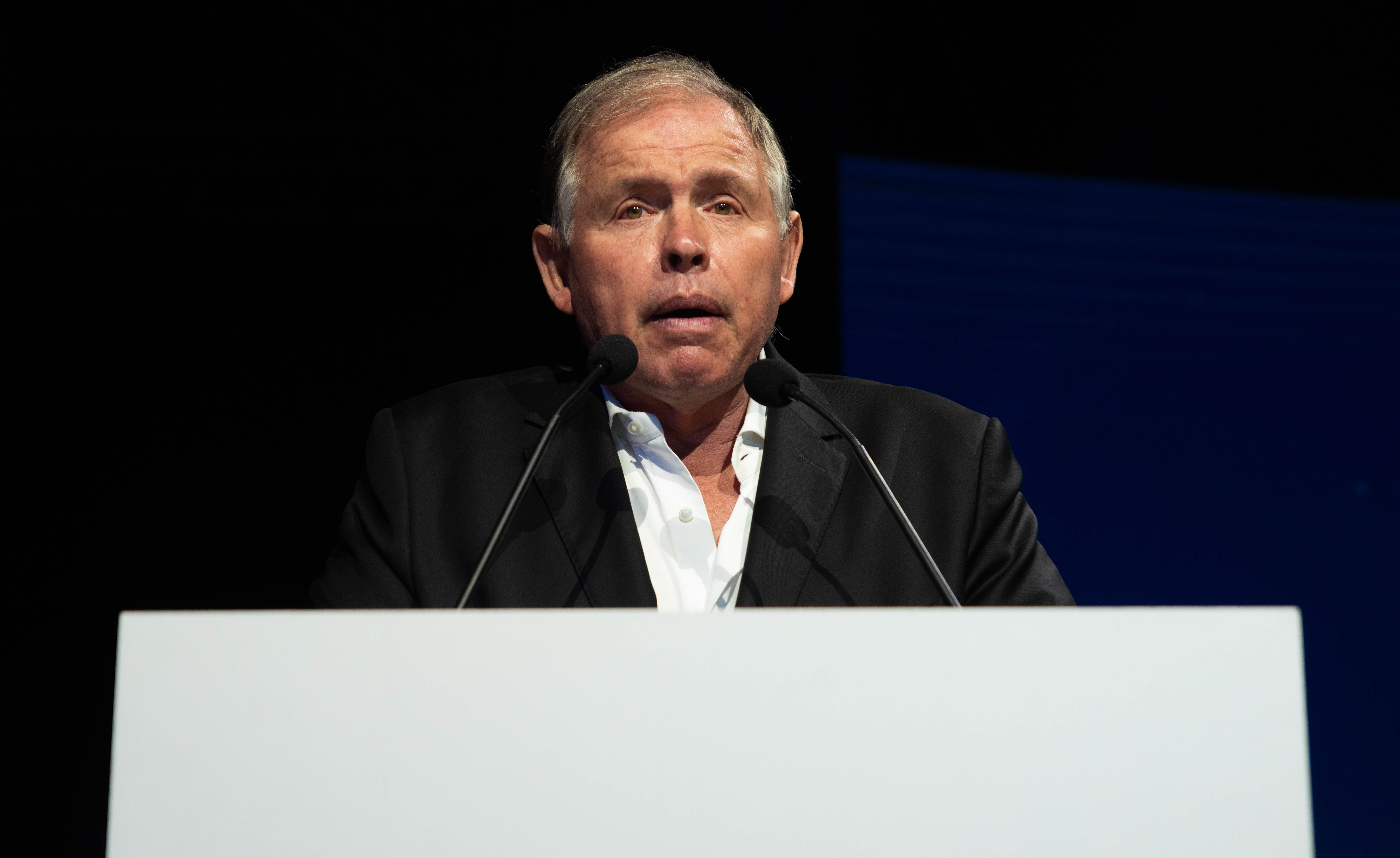 Gerardo Werthein, presidente del Comité Olímpico Argentino y el Enard