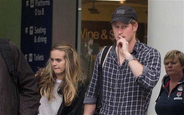 El príncipe Harry y su ex novia, Cressida Bonas