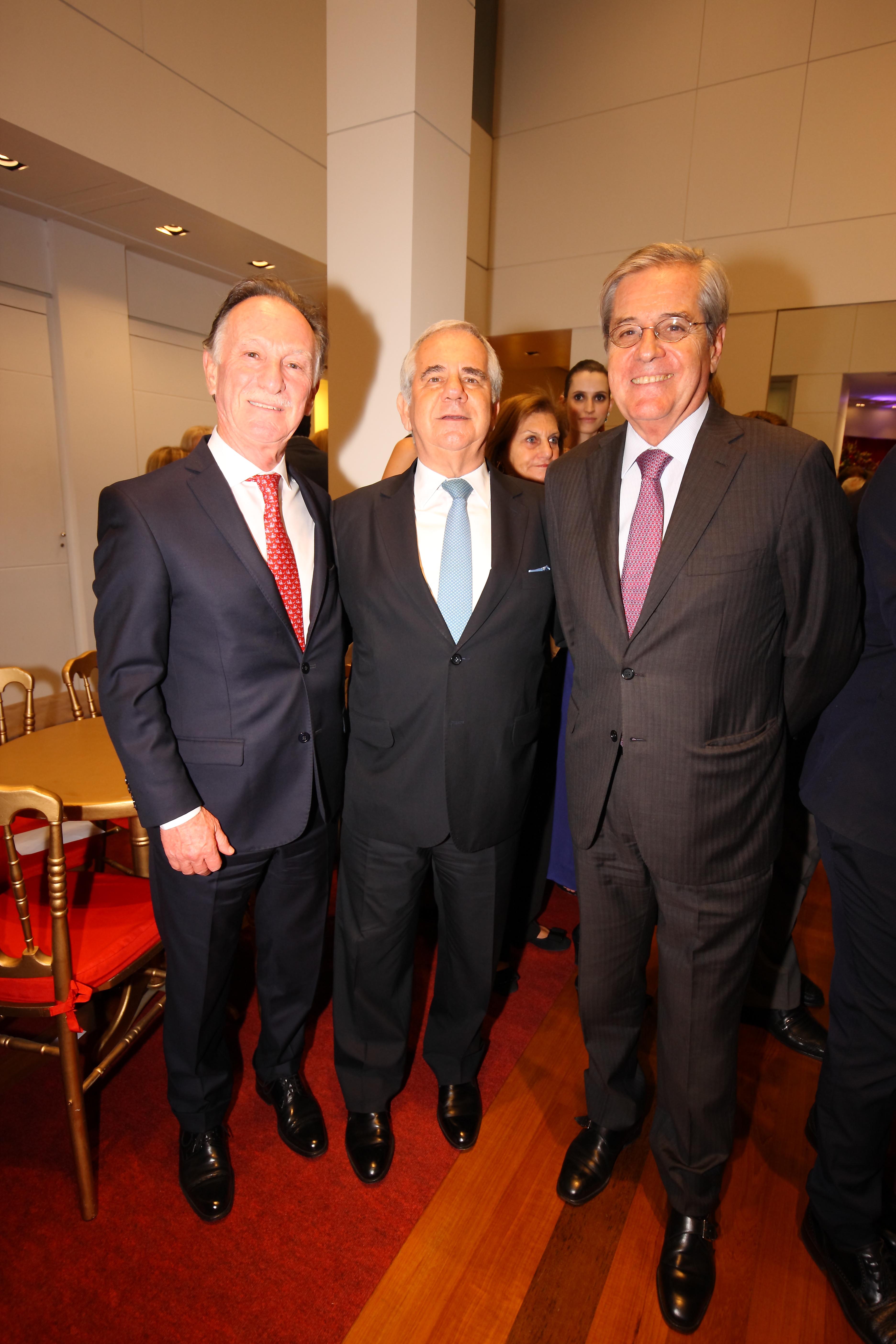 El empresario Gustavo Weiss, el cardiólogo Pablo Boskis y el abogado Luis Alberto Erize