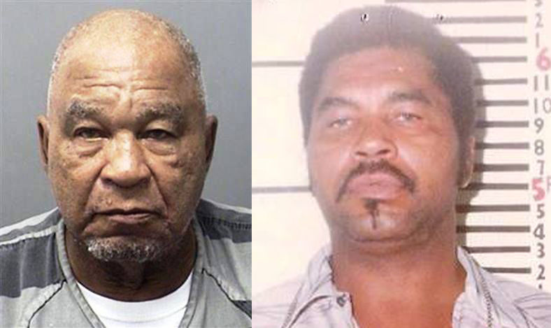 Samuel Little en una foto reciente y en otra de los años 70