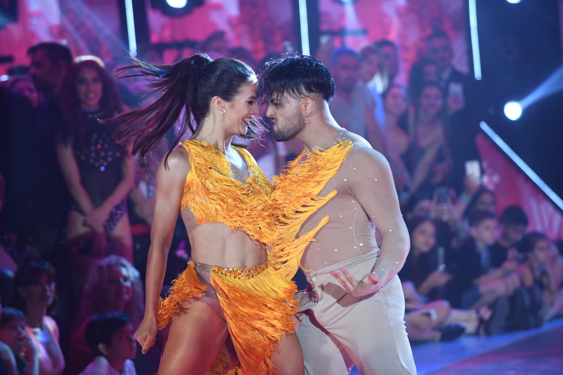 Facu y Flor bailando el Cha Cha Pop (Foto: Negro Luengo / LaFlia)