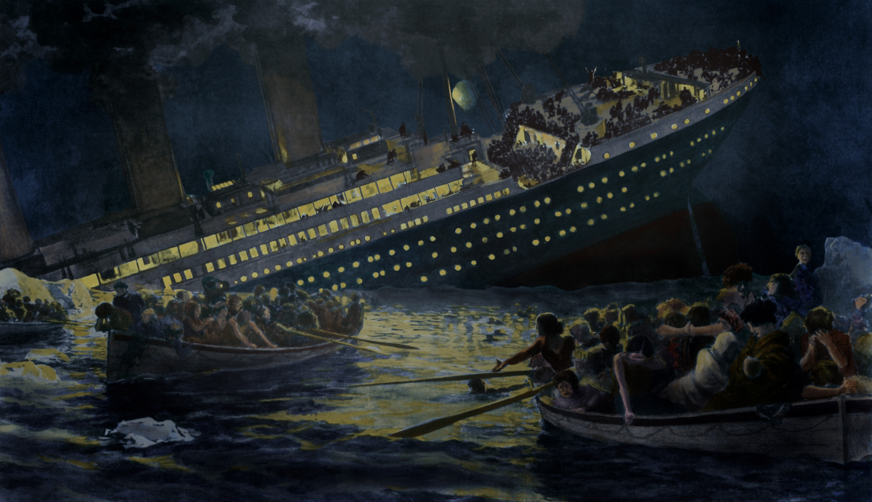 Hundimiento del Titanic (Shutterstock)