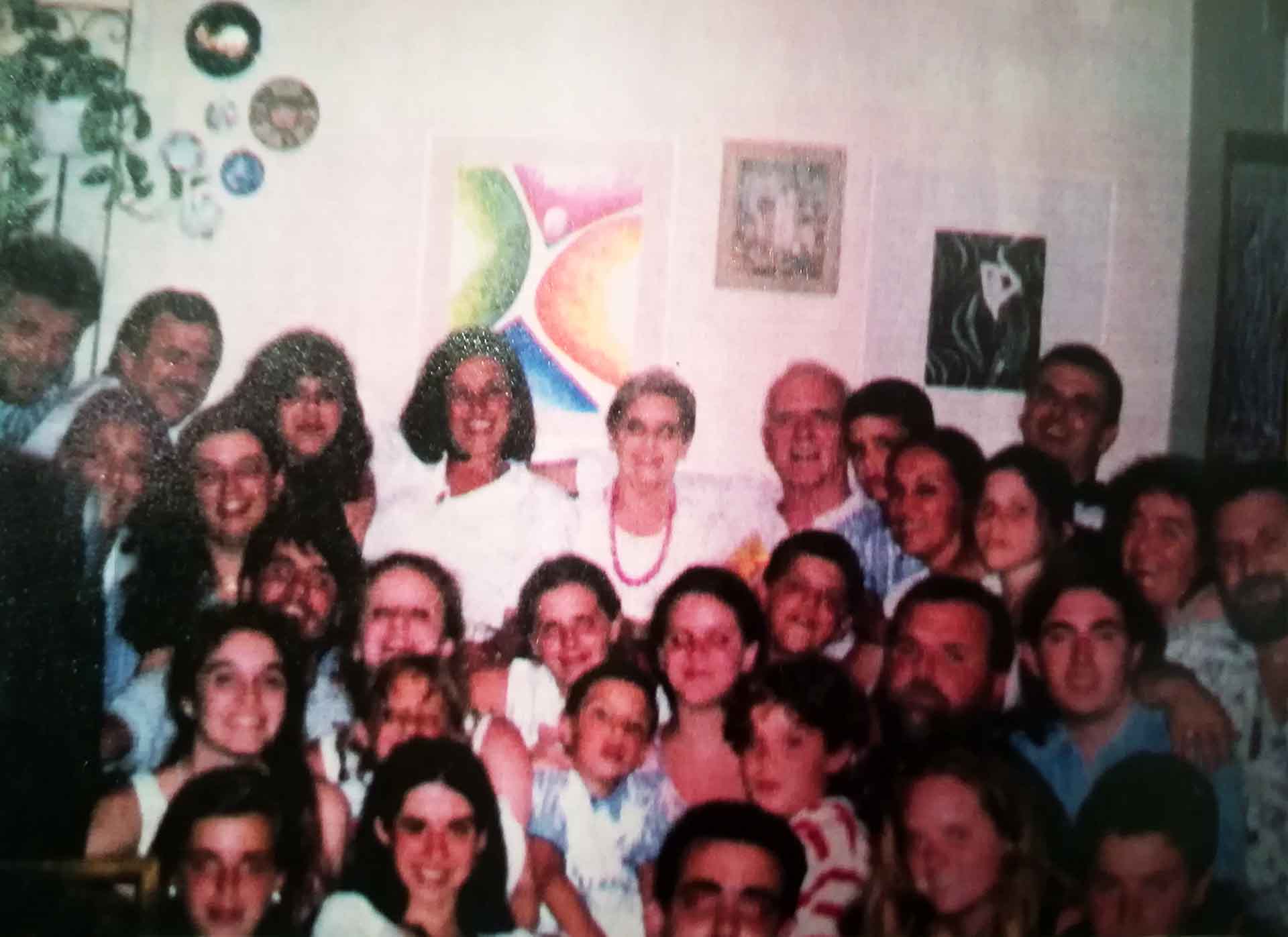 En las bodas de Oro de sus padres