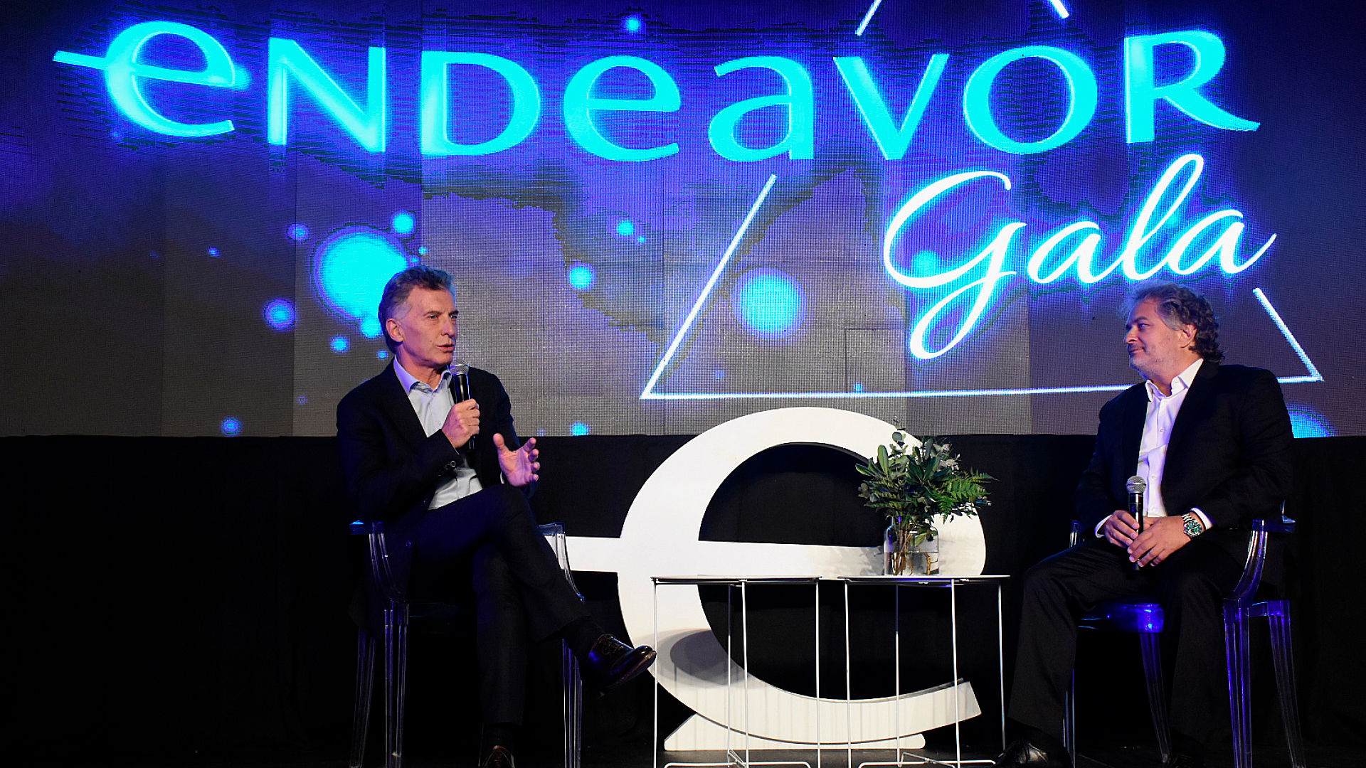 El presidente Mauricio Macri estuvo presente en la Gala Endeavor 2019: