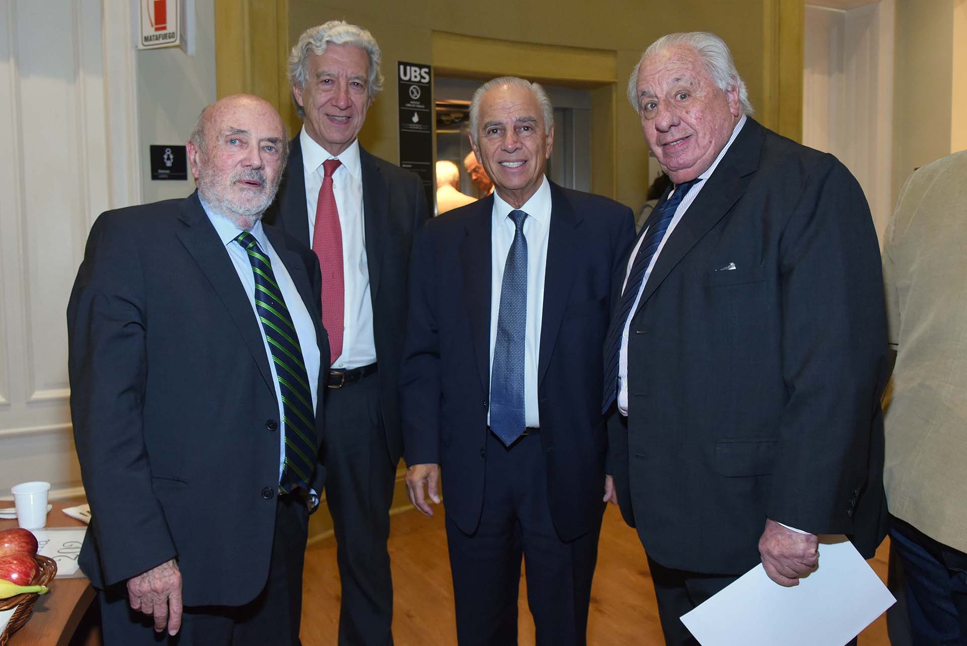 Alberto Grimoldi, Jaime Campos, Alejandro Bulgheroni y Eduardo De Zavalía