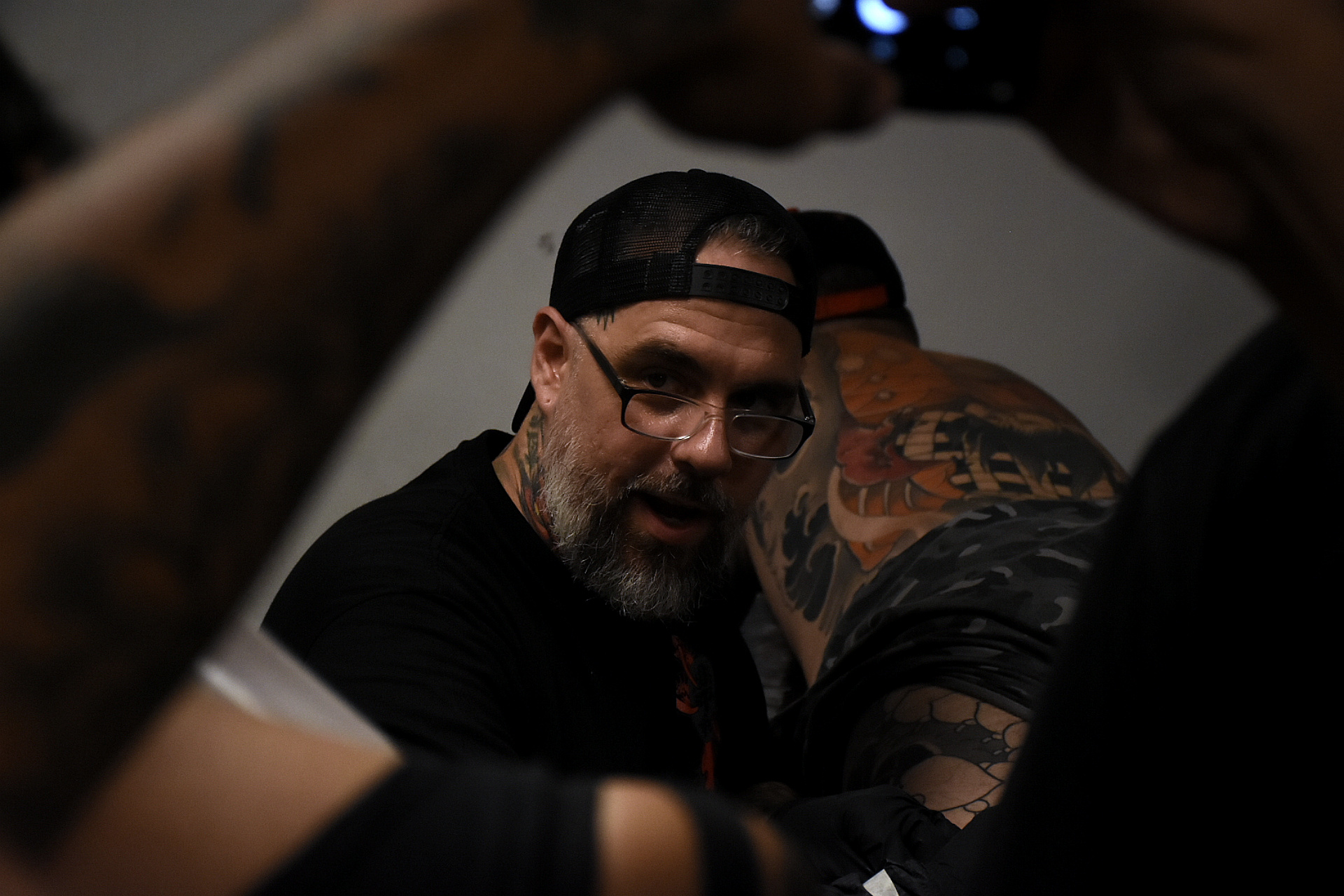 Hernán Coretta, artista argentino de los más reconocidos del mundo en el estilo Oriental, dio un seminario durante el Tattoo Show