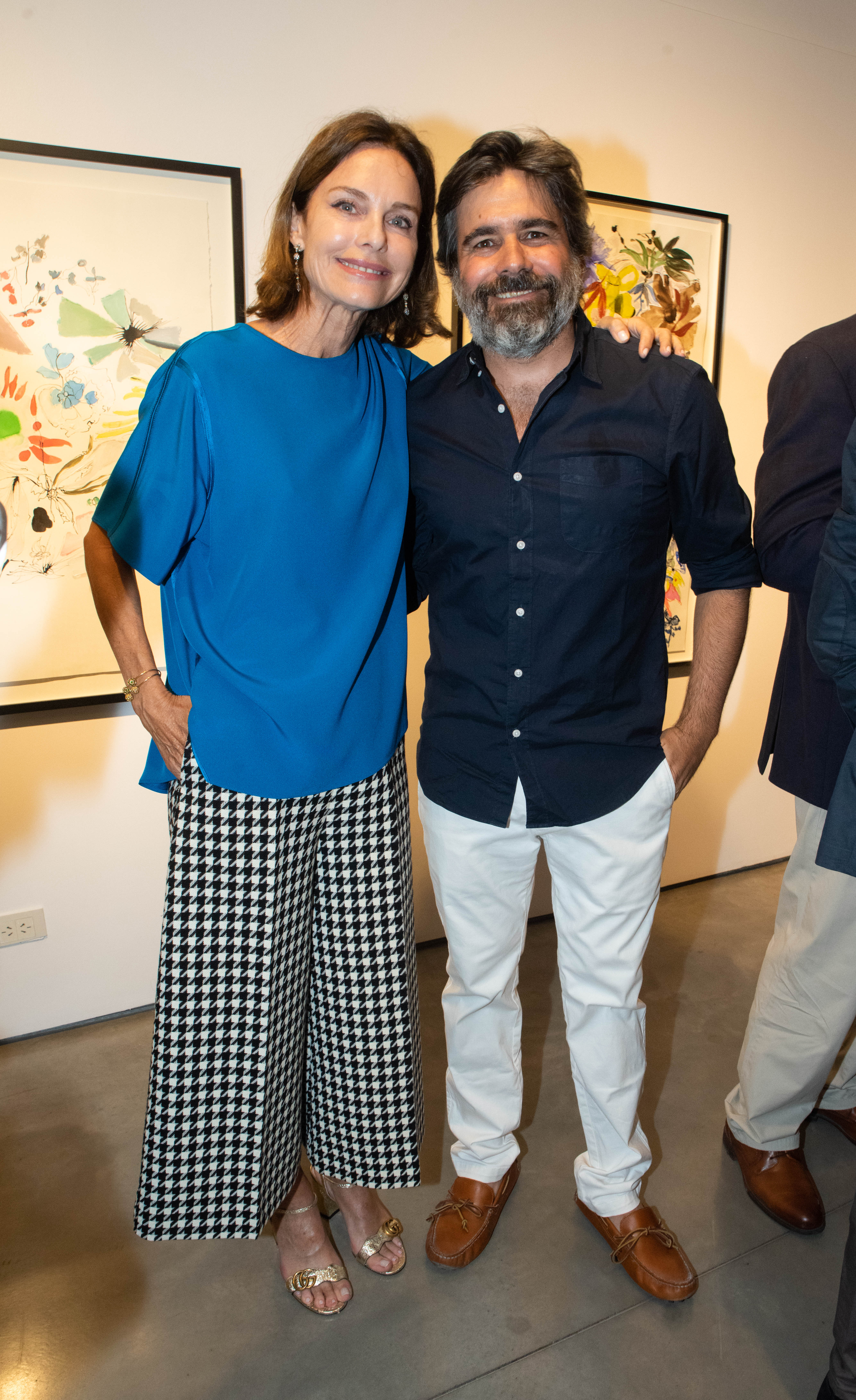 Flavia Martini y Eugenio Ottolenghi, director de Otto Galería
