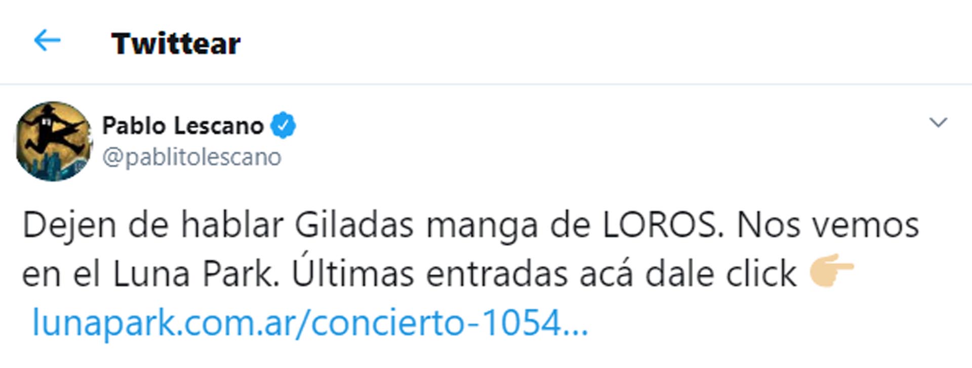 Fuerte mensaje del cantante sobre las versiones de su estado de salud