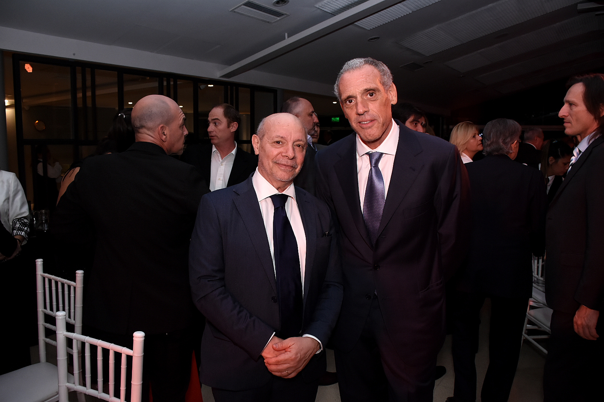 Giorgio Alliata di Montereale junto a Vicente Donato, director ejecutivo de la Fundación Observatorio Pyme