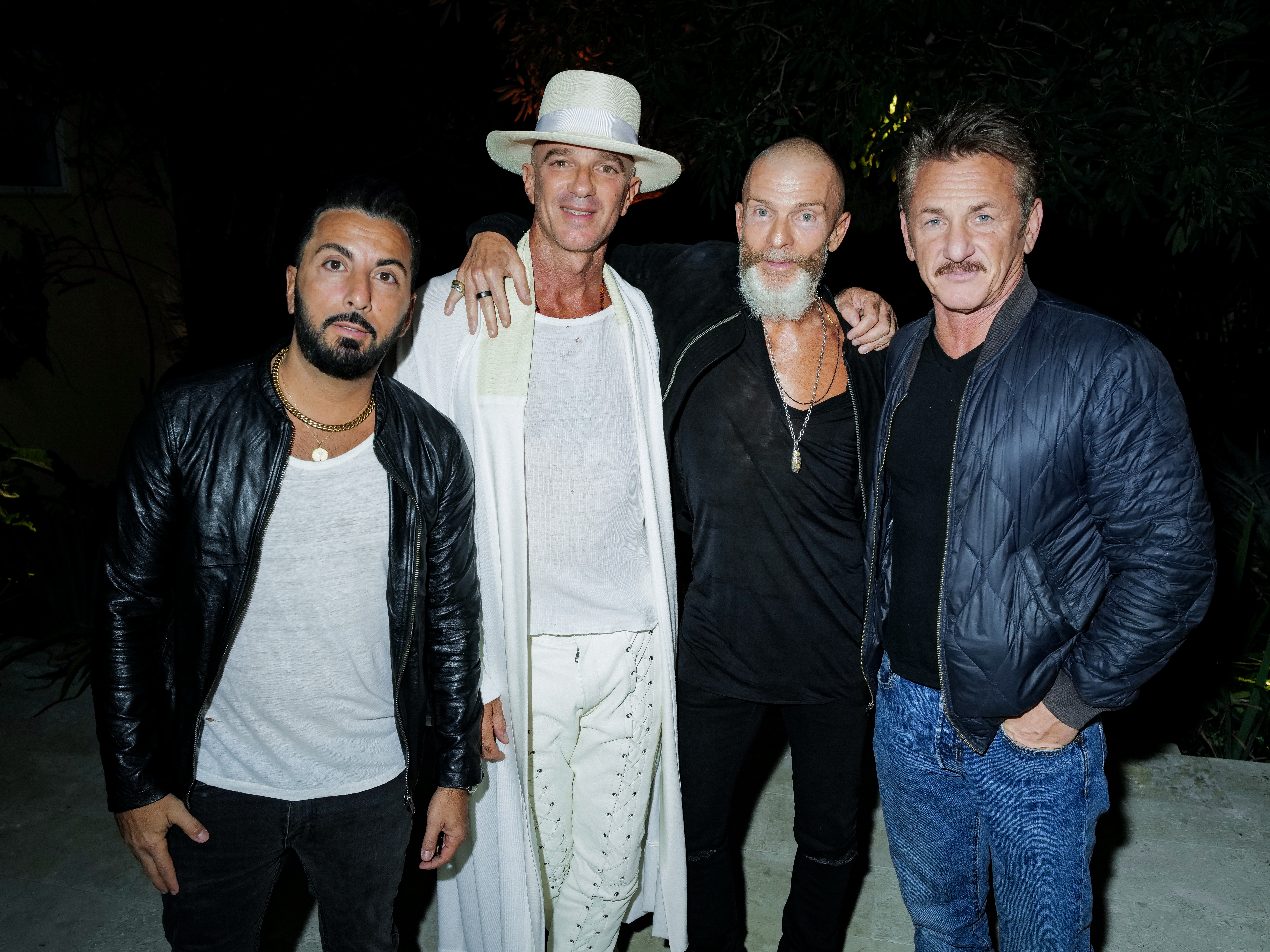 Sean Penn, otra de la figuras internacionales que participaron de la exclusiva cena