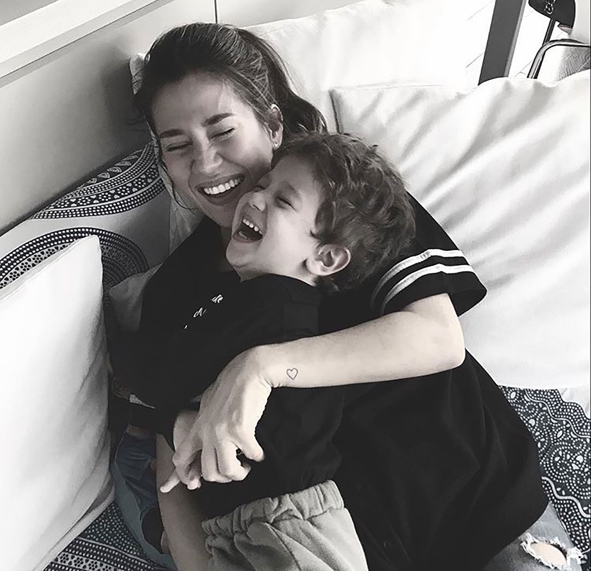 Jimena Barón, junto a Morrison, el hijo que tuvo con Daniel Osvaldo