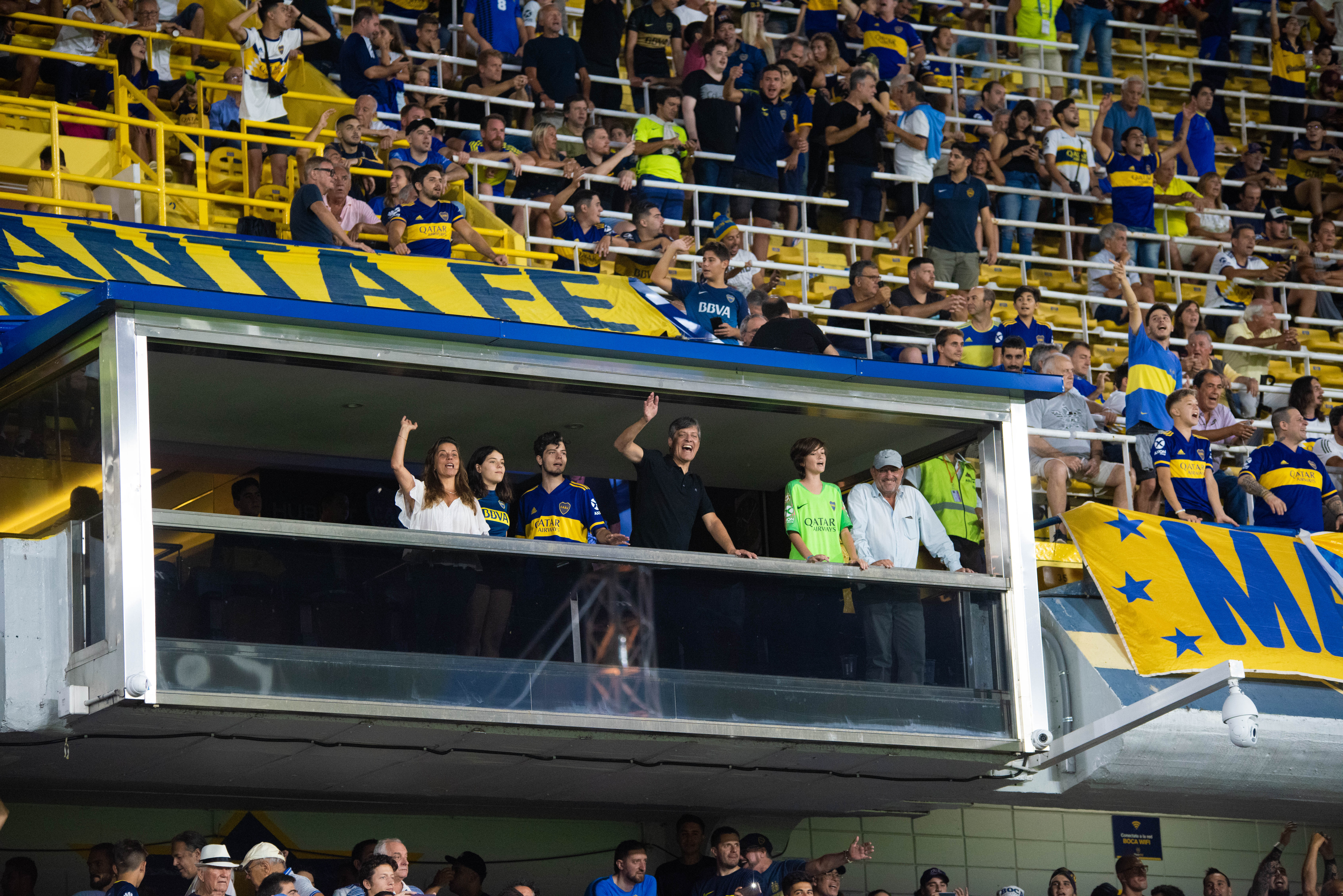 Pergolini festejó su primer título como dirigente de Boca (Franco Fafasuli)