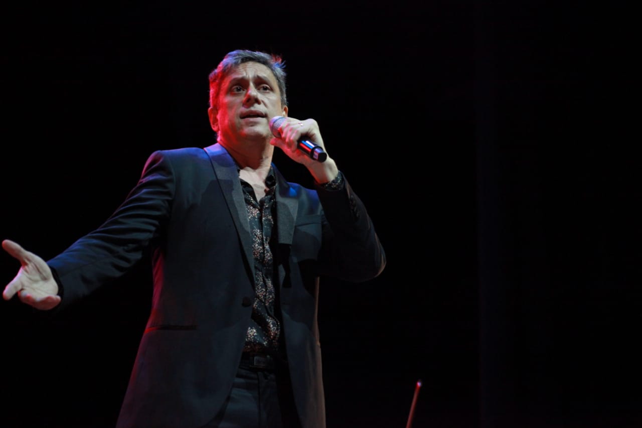 Juan Rodó en pleno show