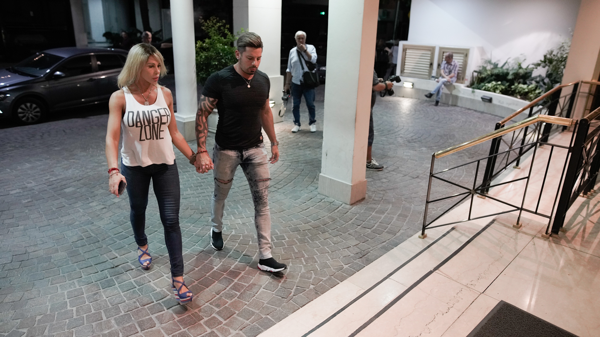 Mónica Farro y su marido, Leandro Herrera