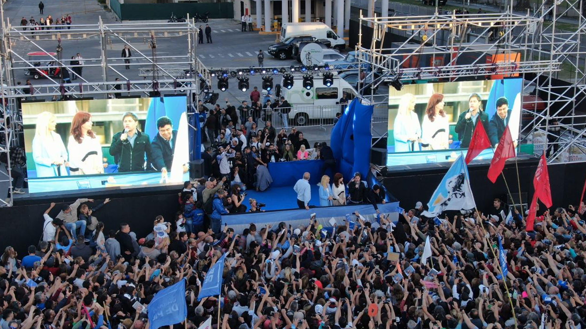 Una de las tantas presentaciones de "Sinceramente", el libro de Cristina Kirchner (Lihueel Althabe)