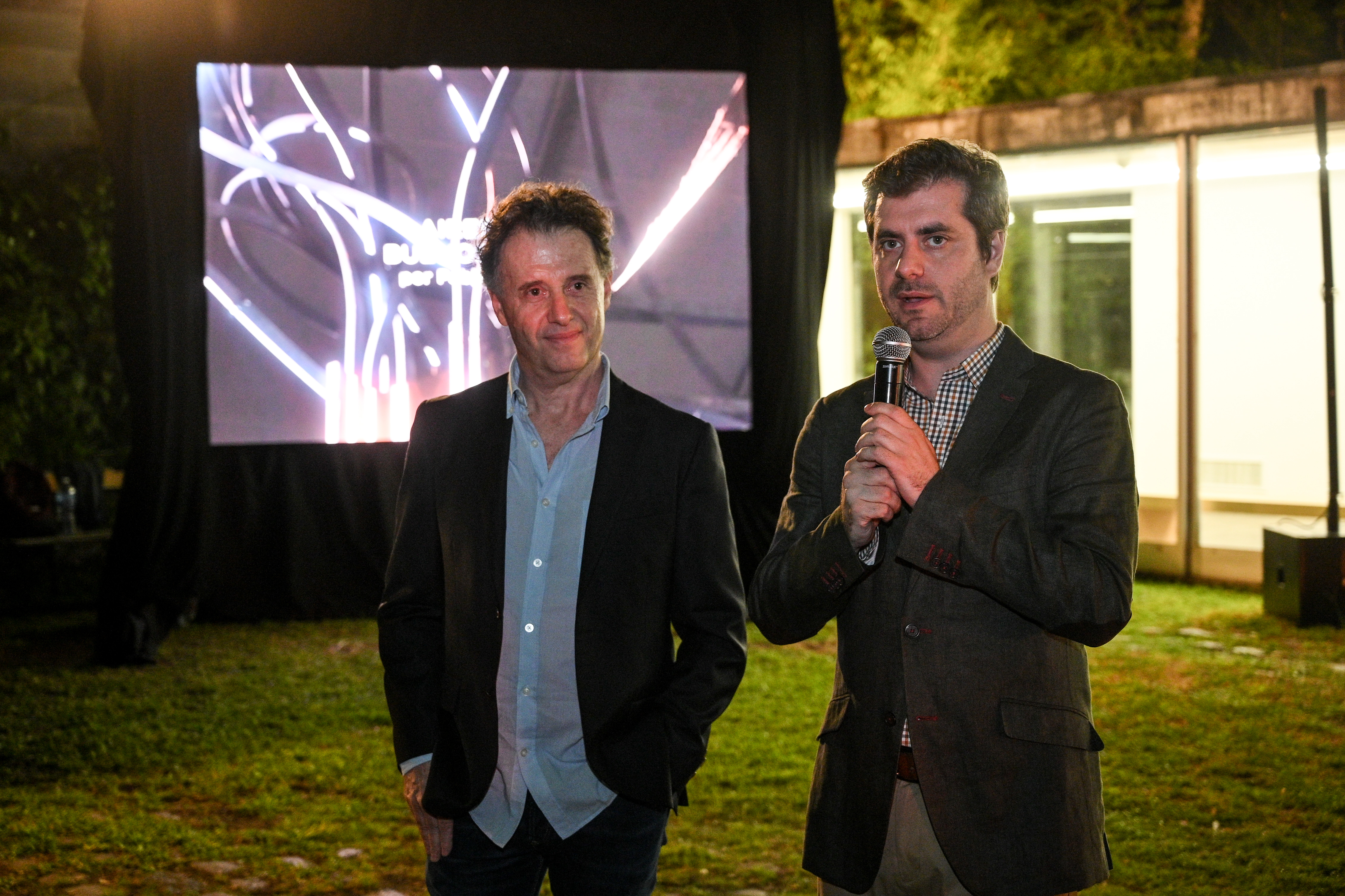 Pablo Reinoso y Juan Pablo Vacas, subsecretario de Espacio Público