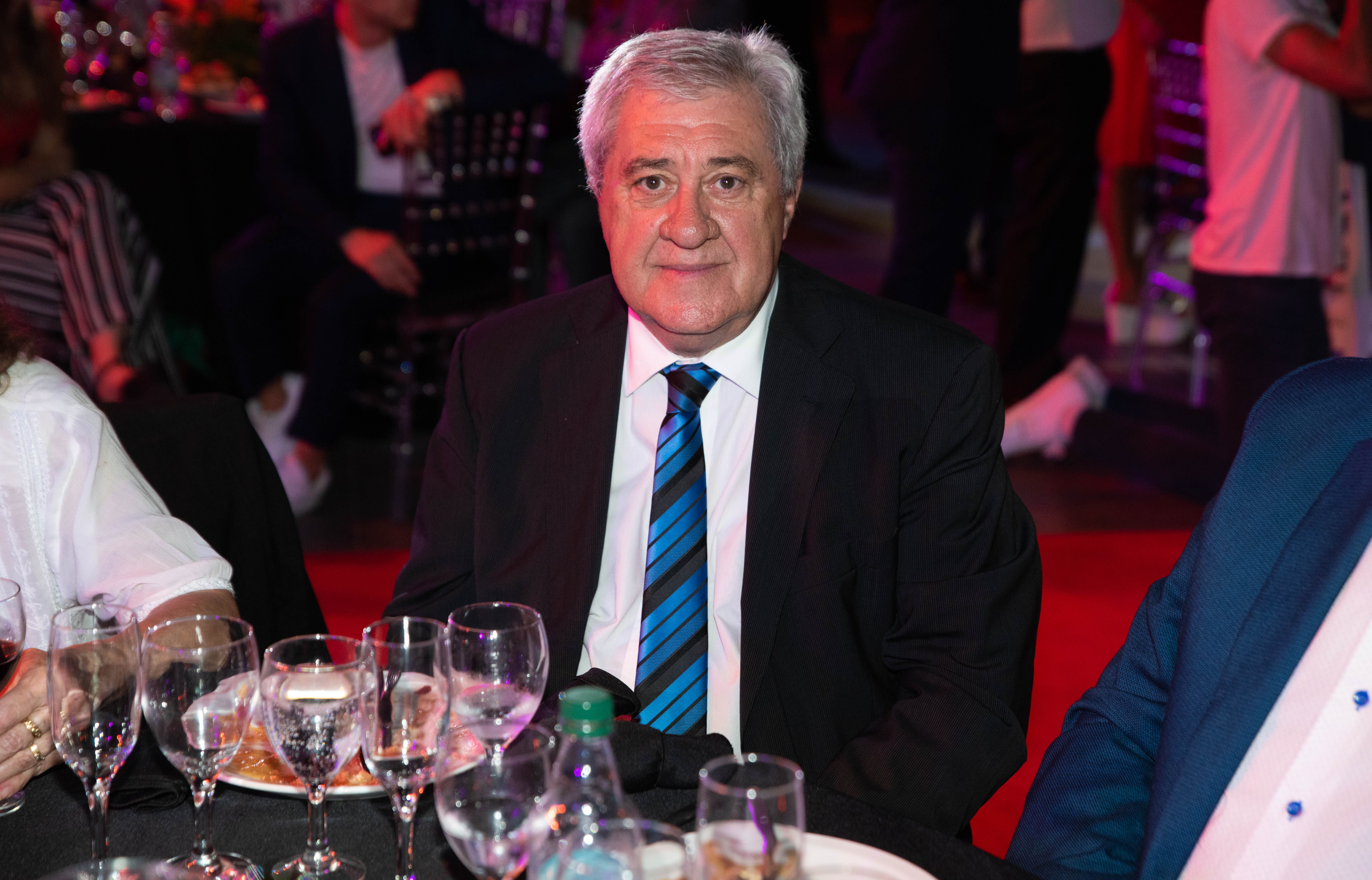 Jorge Amor Ameal, recientemente elegido como presidente de Boca, se hizo presente en la premiación.