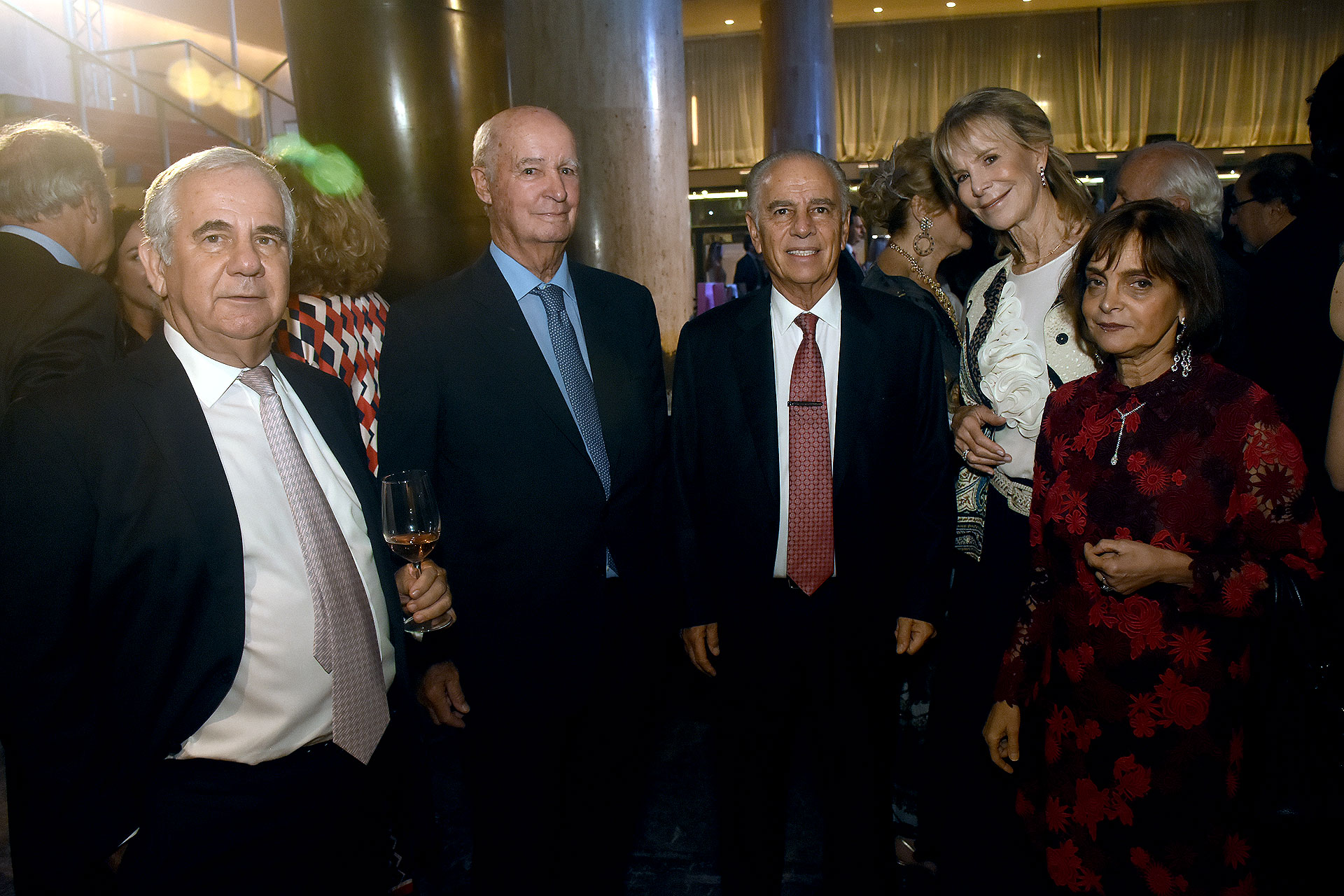 Pablo Boskis, Carlos Fontán Balestra, Alejandro Bulgheroni, Pompi Chopitea y Claudia Stad