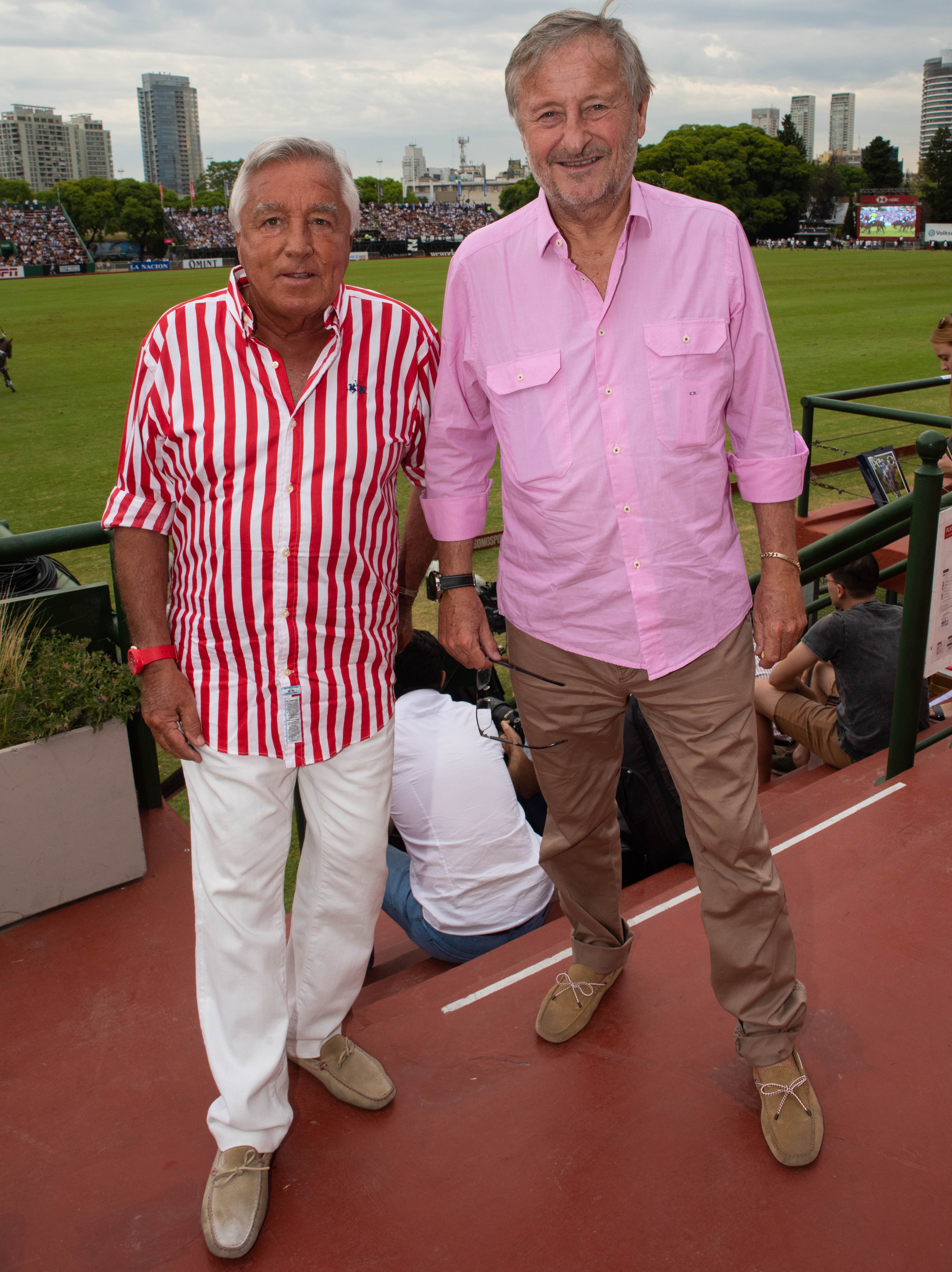 Julio Demarco, presidente del Gruppo Modena, y Cristiano Rattazzi, presidente de Fiat Argentina