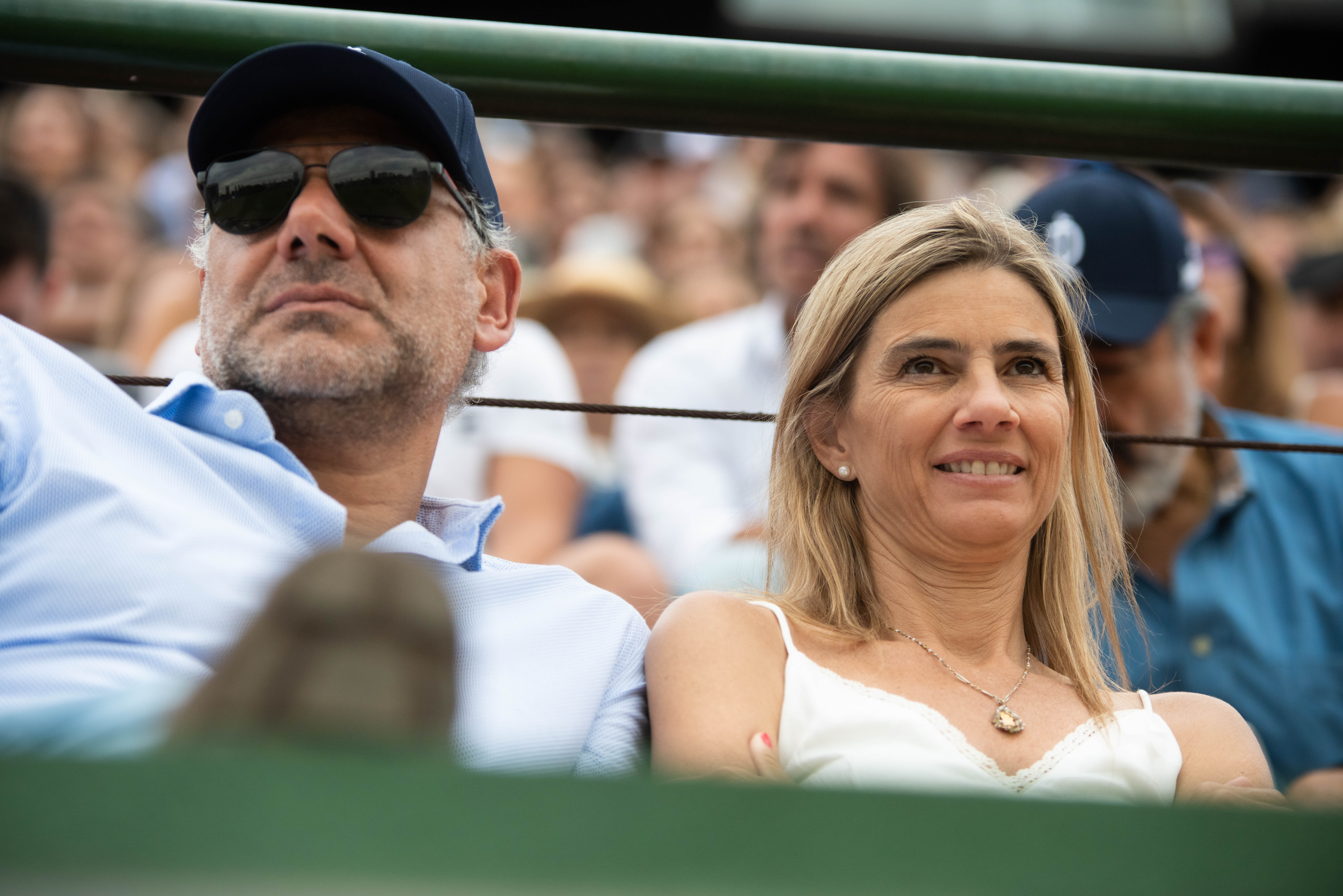 Luis Galli, CEO de Newsan, y su mujer Angie Reyser