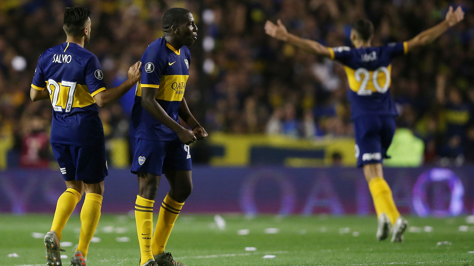 Pese al gol del venezolano, el Xeneize no pudo dar vuelta la serie