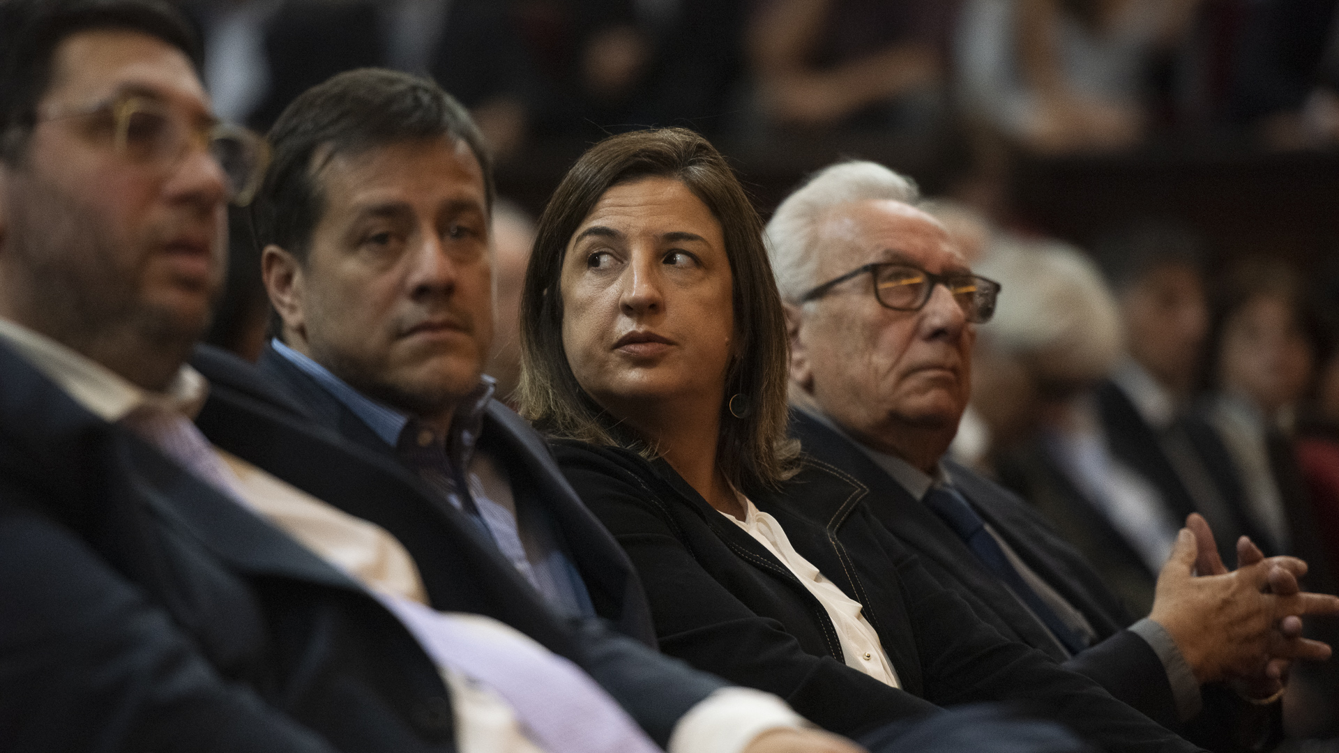 Mariano Recalde, Claudia Neira y Héctor Recalde