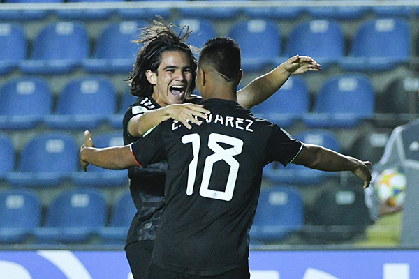 Los mexicanos festejaron ocho veces y mantuvieron su portería intacta (Foto: Federación mexicana de Fútbol)