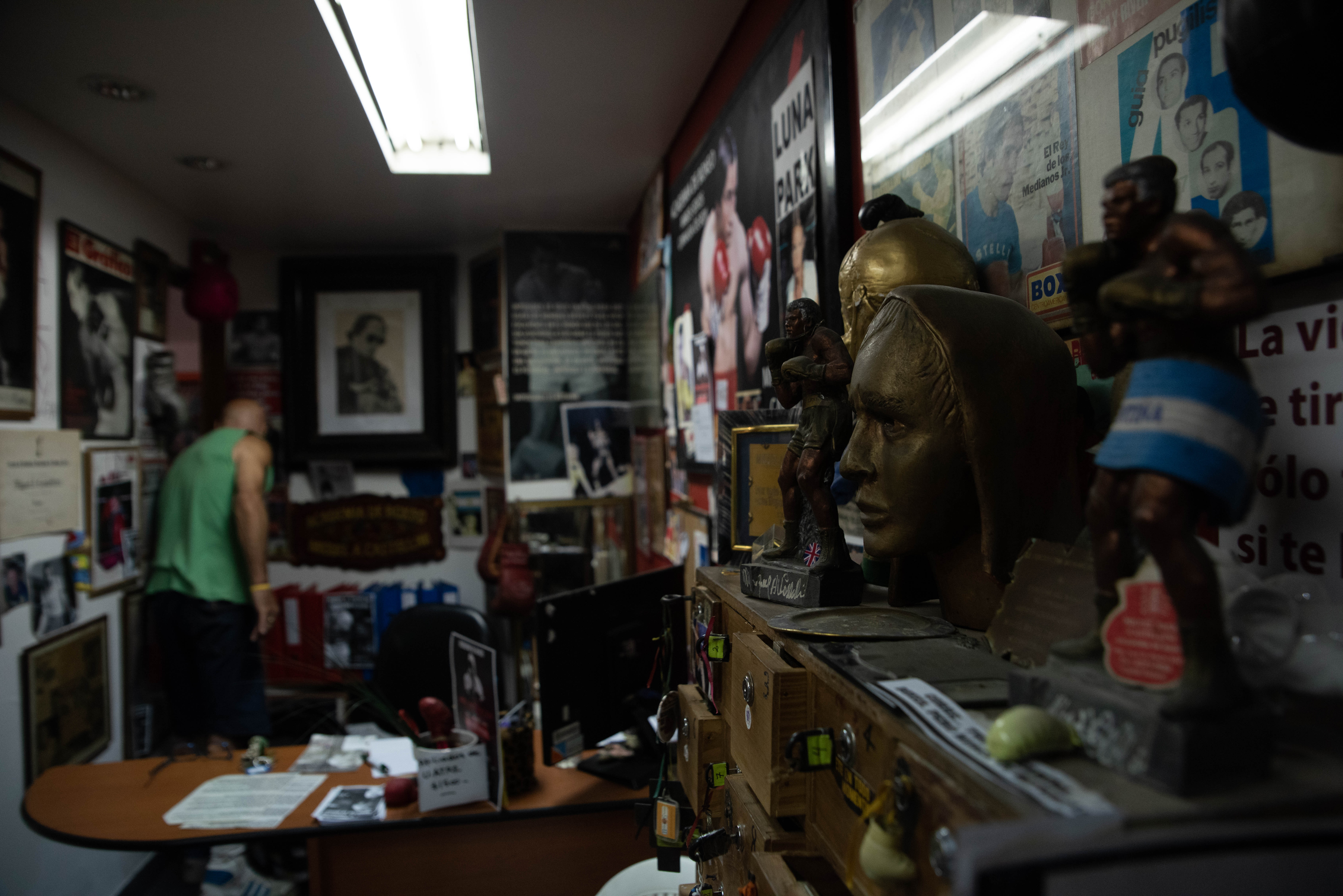 El ex boxeador aún conserva aquella columna de Cortázar