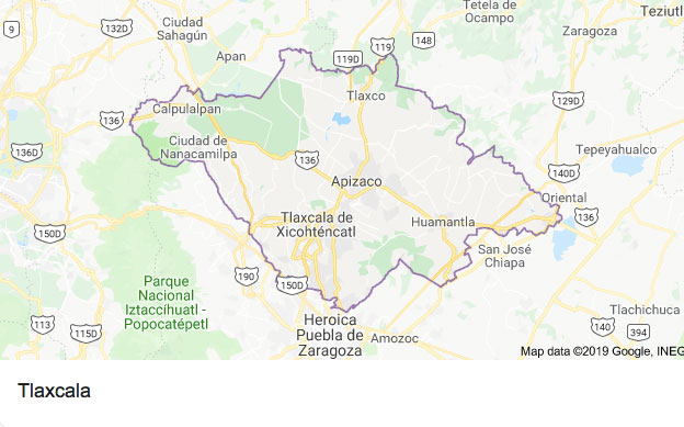 Tlaxcala es conocido por ser epicentro de trata de personas (Foto: Googlemaps)